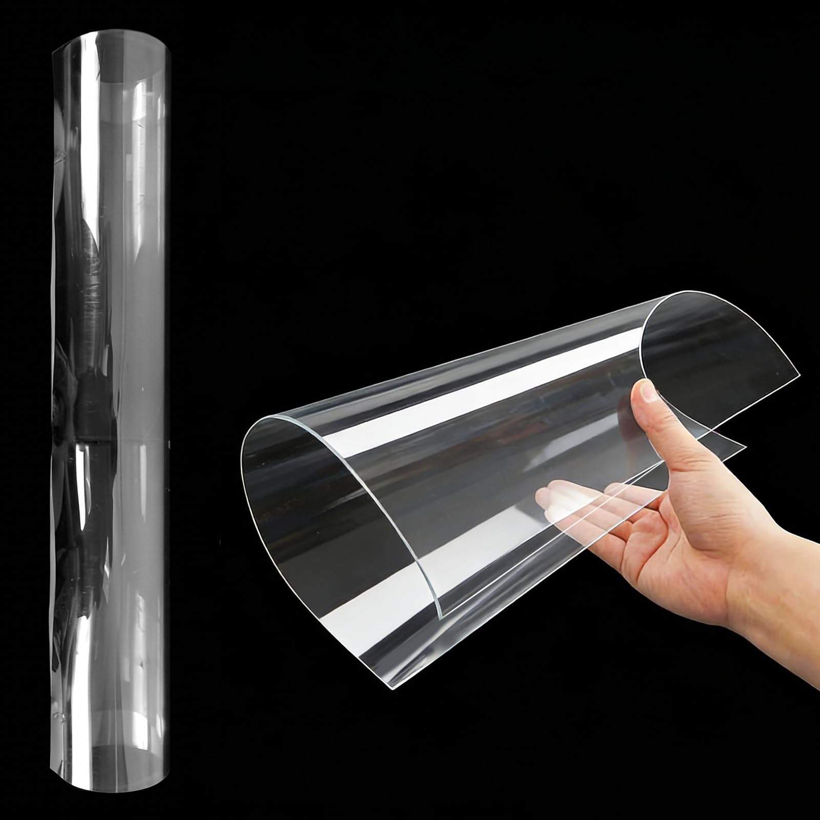 8’Lx4’W Transparent Polycarbonate Sheet