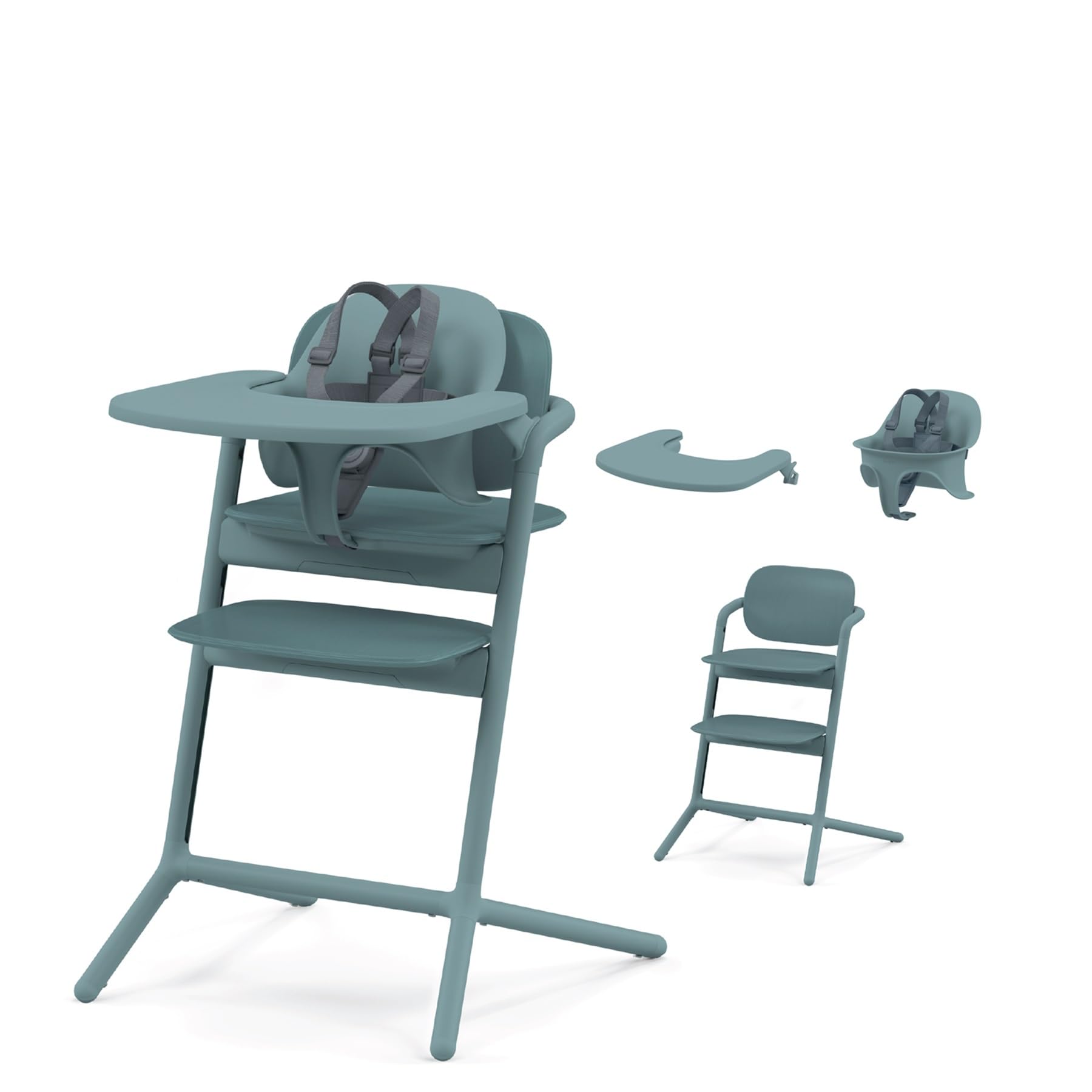 Cybex LEMO 3-in-1 High Chair, 6+ Months, Easy Adjust, Anti-Tip Wheels