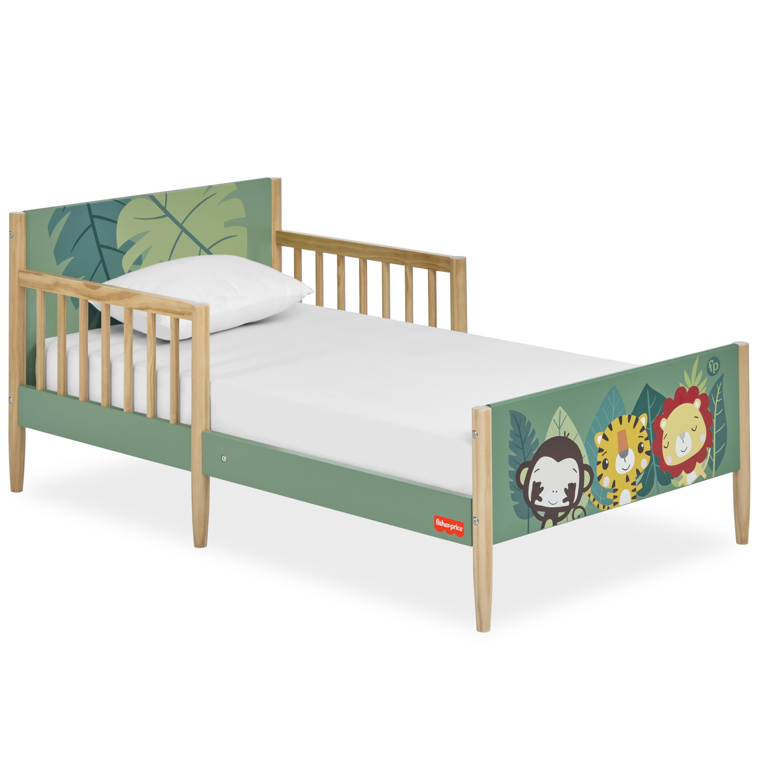 Dream On Me Fisher Price Animal Kingdom Collection Safari Dreams Toddler Bed
