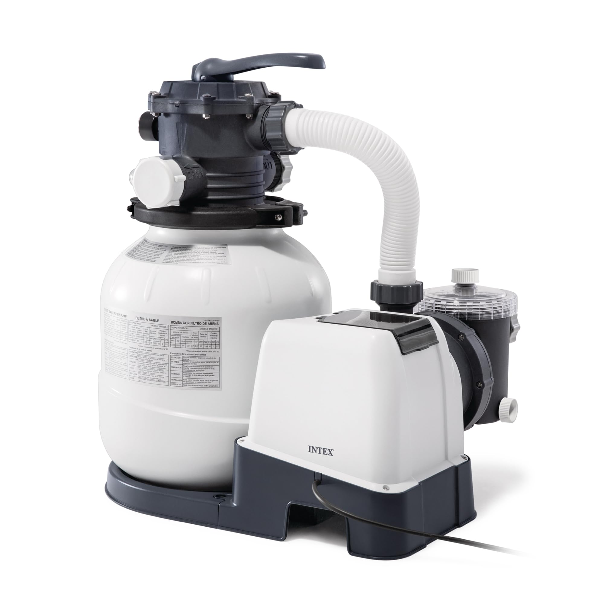INTEX Krystal Clear 2,100 GPH Sand Filter Pump for Above Ground Pools