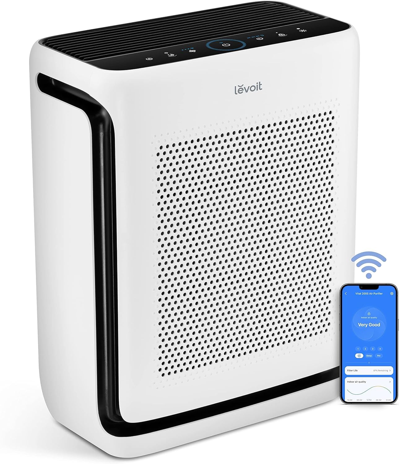 Levoit Smart Air Purifiers for Large Room Home Up to 1875 ft?, Vital 200S-P