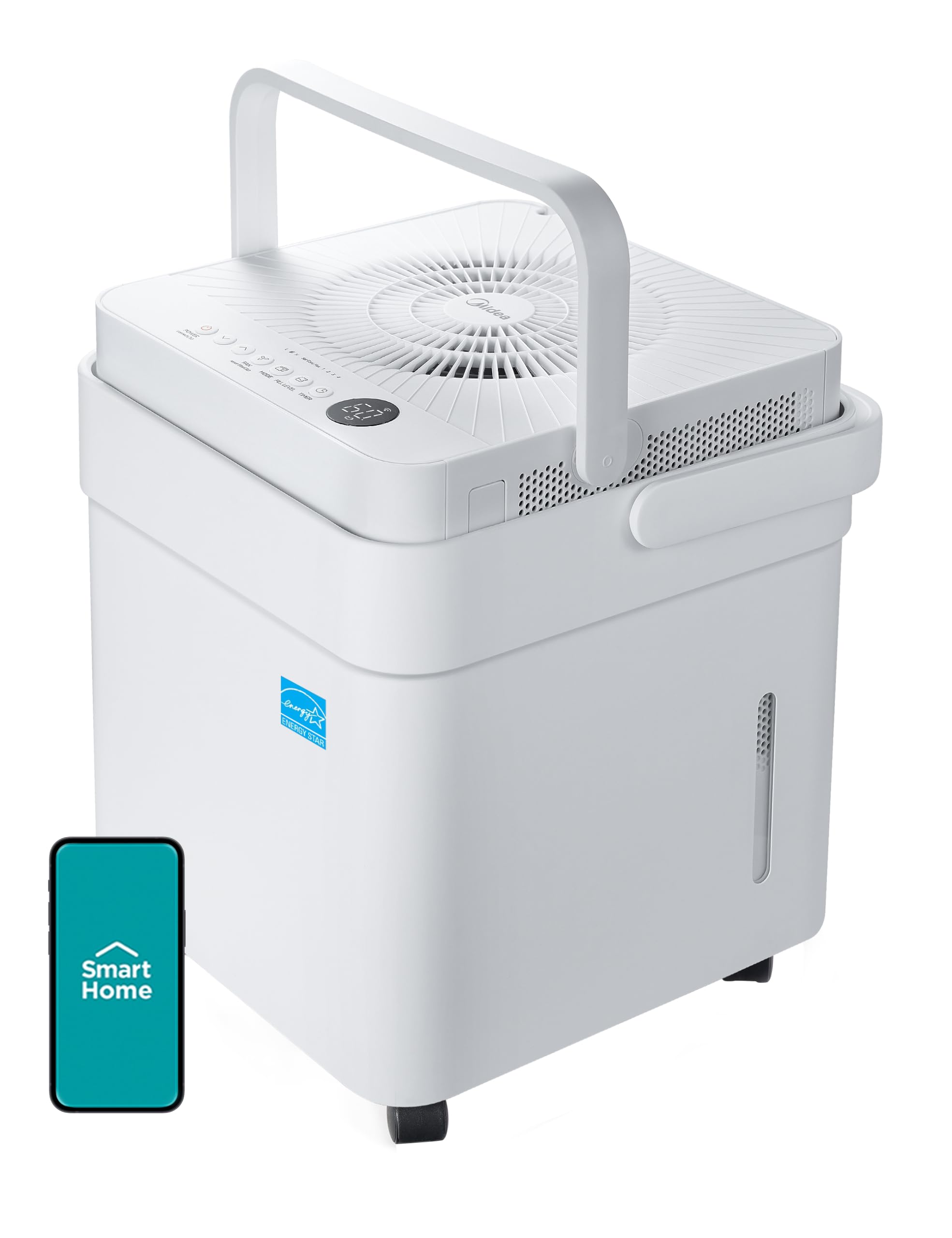 Midea Cube Dehumidifier for Basement, Smart Control, ENERGY STAR 50 Pint