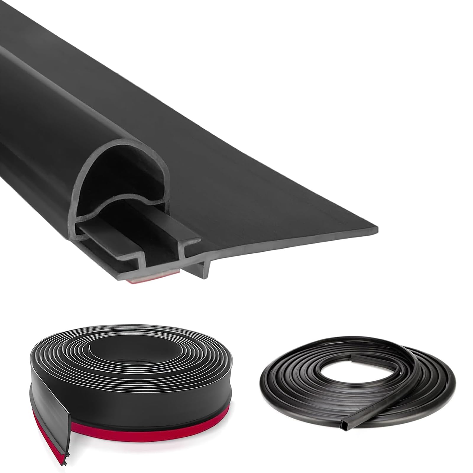 RV Slide Out Black Rubber 018-312-EKD D Seal Wiper 1" x 15/16 Inch x 35' 018-341 1/2 x 2.75 Inch x 35' Base Seal Stripping for Camper Keystone Montana Forest Slideout System
