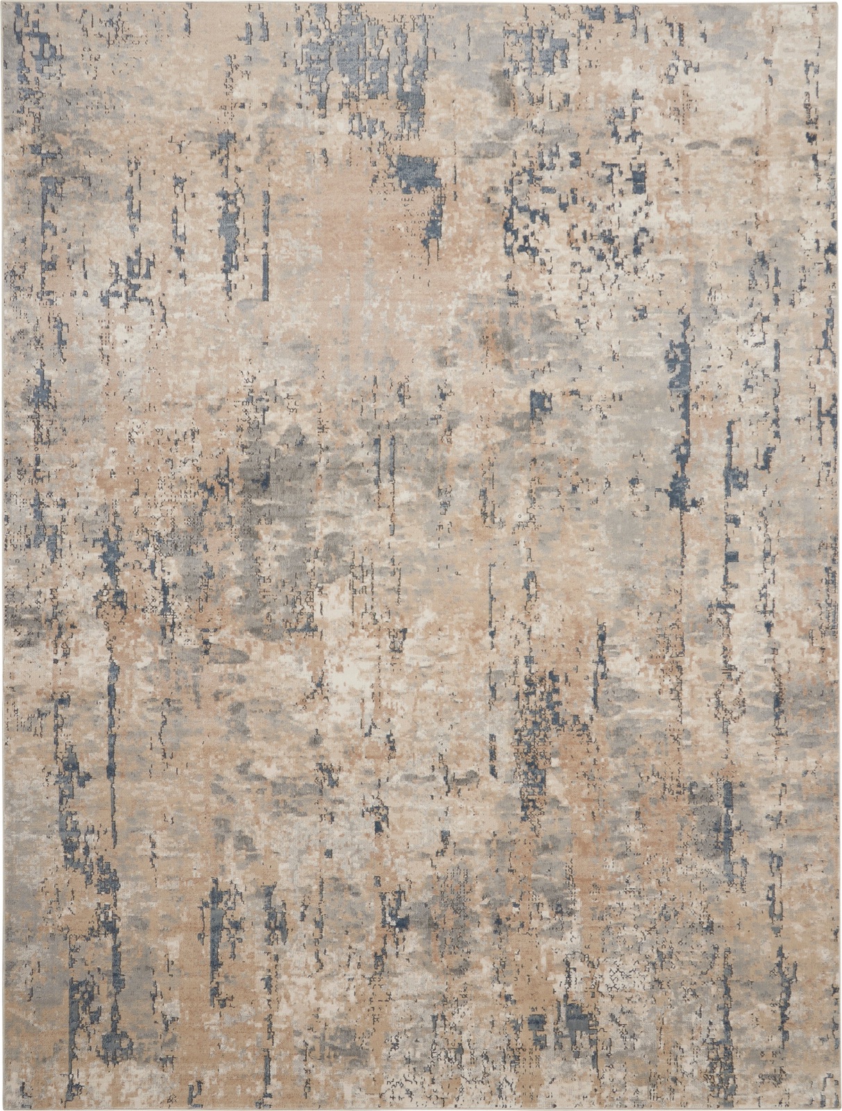 Nourison Quarry 7' x 10' Beige Grey Modern Indoor Rug 099446030146 by Nourison Home