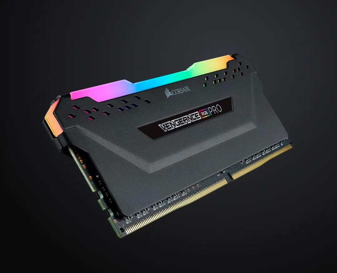 Corsair VENGEANCE RGB PRO 8GB (1 x 8GB) DDR4 DRAM Up To 3200MHz C16 Memory Kit — Black
