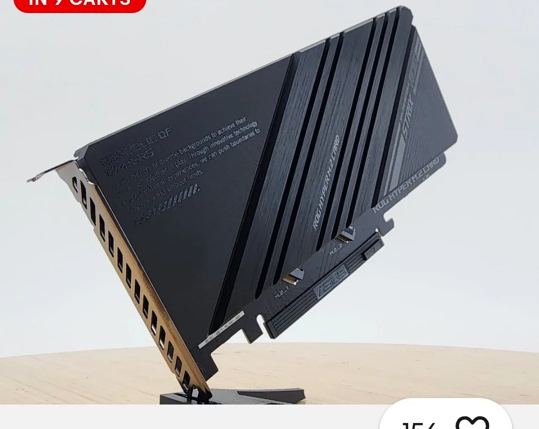 ASUS ROG HYPER M.2 CARD PCIE NVME M.2 EXPANSION CARD