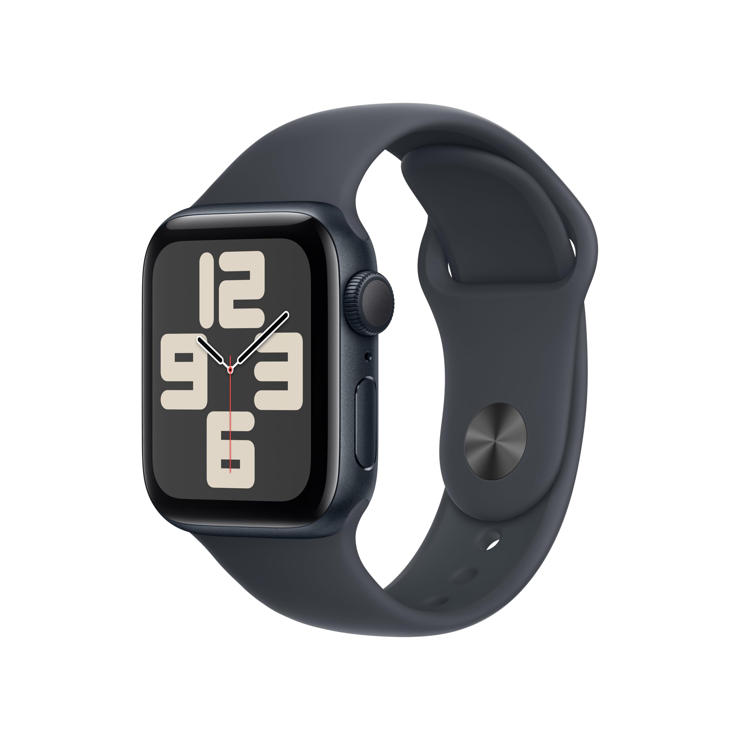 Apple Watch SE (2nd Gen) [GPS 40mm] Smartwatch with Midnight Aluminium Case with Midnight Sport Band. Fitness and Sleep Trackers, Crash Detection, Heart Rate Monitor, Water-Resistant