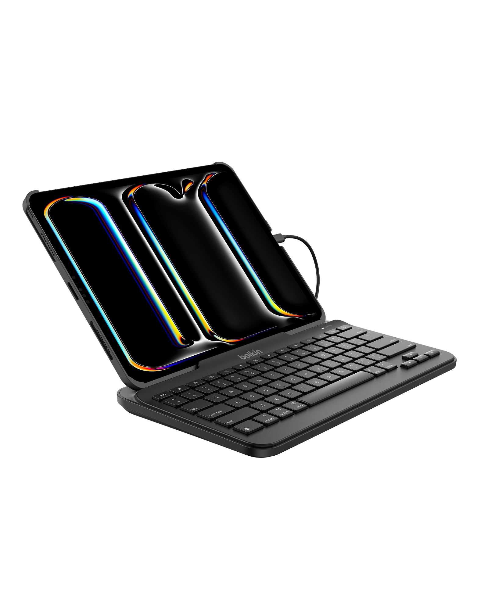 Belkin B2B130 Wired Tablet Keyboard with Stand and Lightning Connector for iPad
