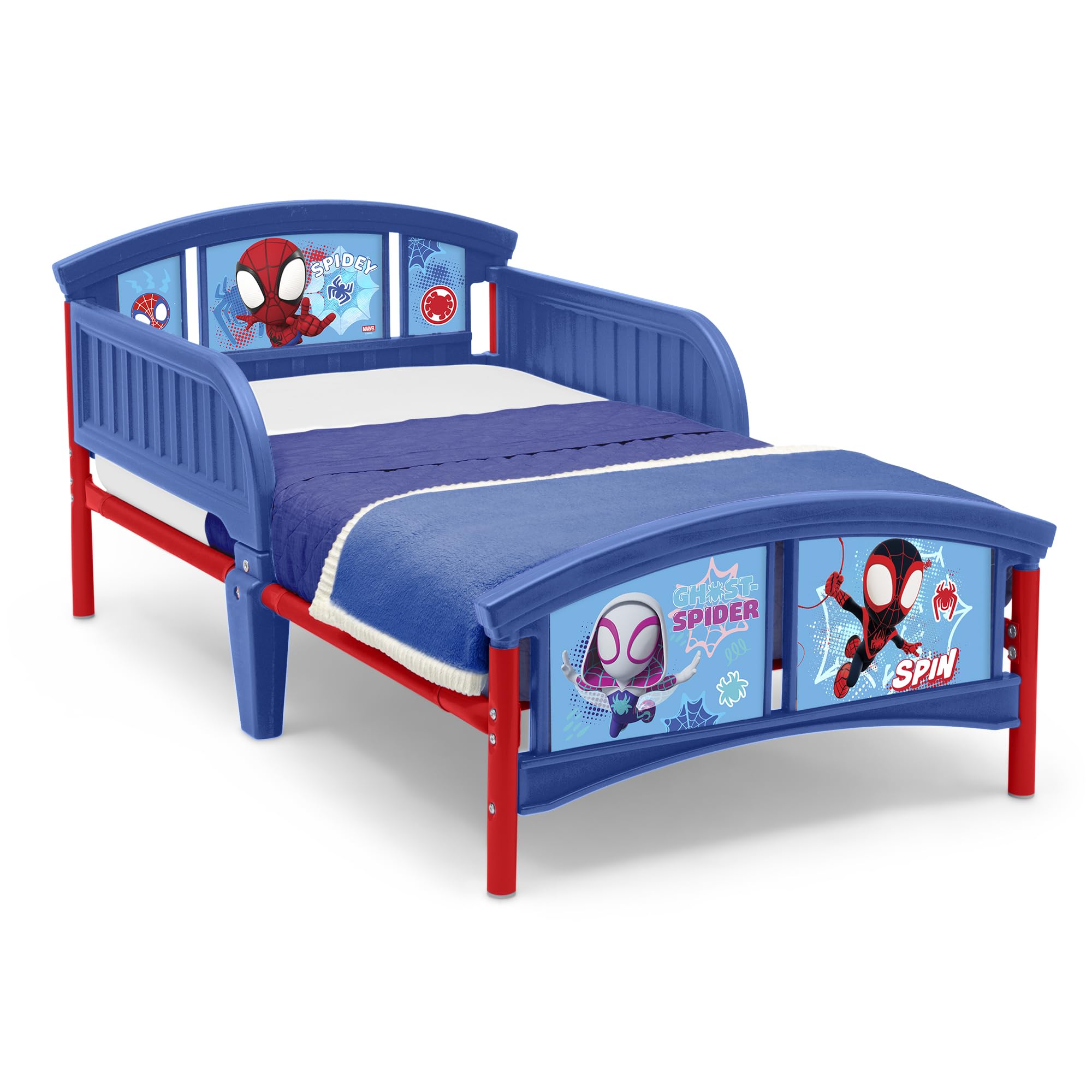 Delta Children Plastic Toddler Bed, Marvel Spider-Man