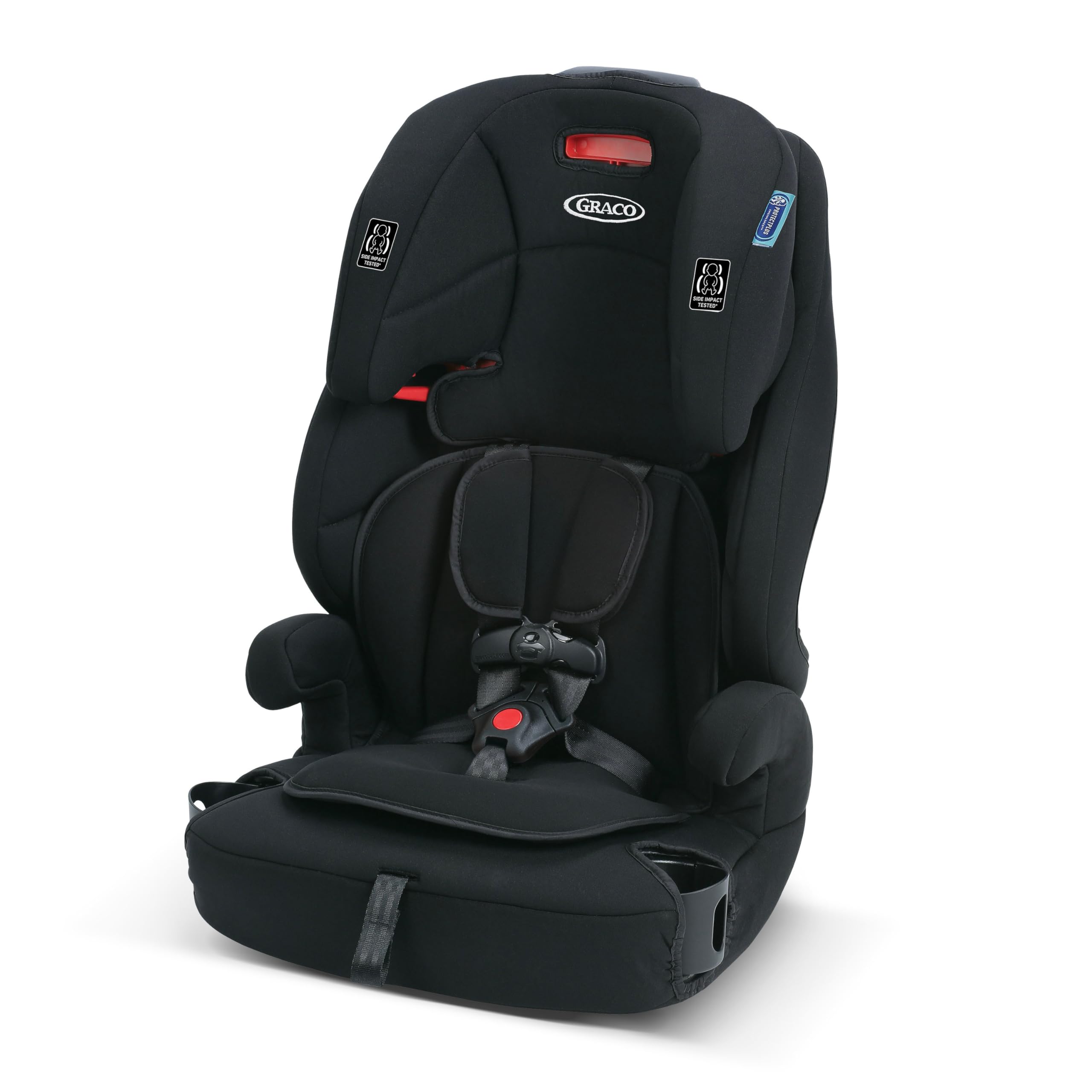 Graco Tranzitions 3-in-1 Harness Booster Seat, Toddler to Big Kid Car Seat from 10-45 kg (22-100lb), Harness/Highback/Backless Booster, Proof