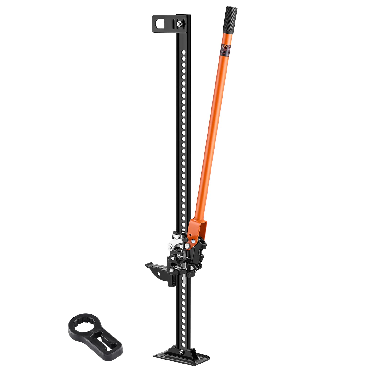 VEVOR Farm Jack, 48" Utility High Lift Farm Jack, 3.18 Ton (7,000 lbs) Capacity Ratcheting Off Road Utility Jacks, Heavy-Duty Lift Jacks with 5.12"-42.5" Lifting Range for Tractor, Truck, SUV