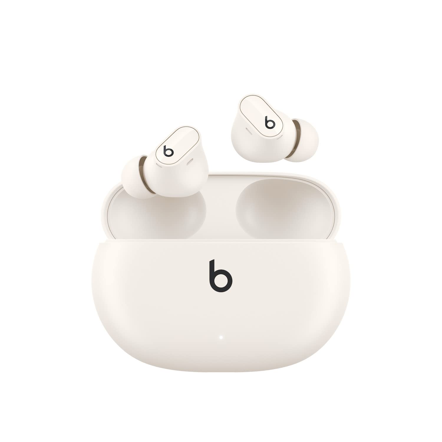 Beats Studio Buds +  True Wireless Noise Cancelling Earbuds, Enhanced Apple & Android Compatibility, Built-in Microphone, Sweat Resistant Bluetooth Headphones, Spatial Audio - Ivory