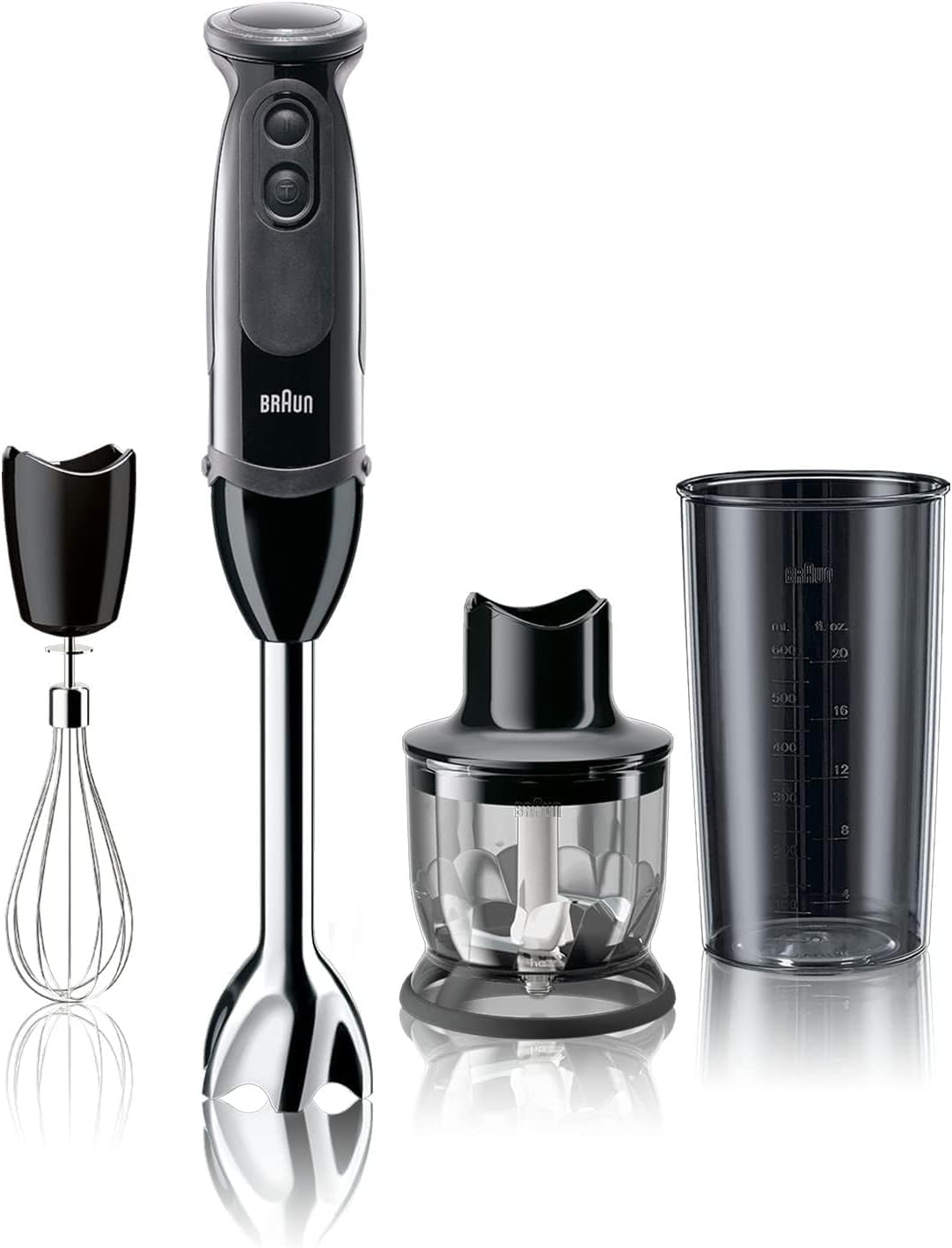 Braun MultiQuick Vario 5 Handheld Immersion Blender w/EasyClick, 21-Speed