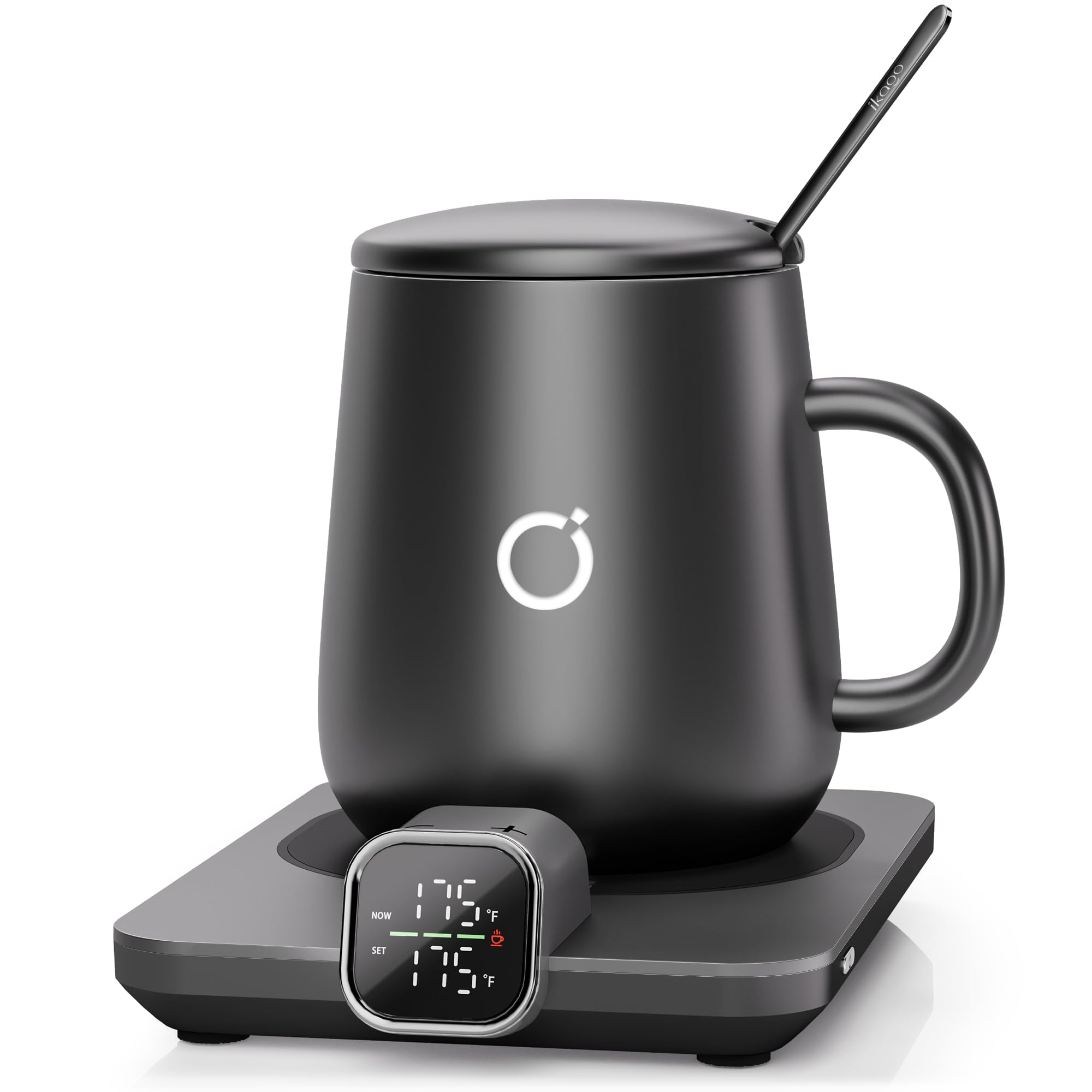 Coffee Cup Warmer & IKAGO Mug Set, 1℃ Precise Temp Control Mug Warmer