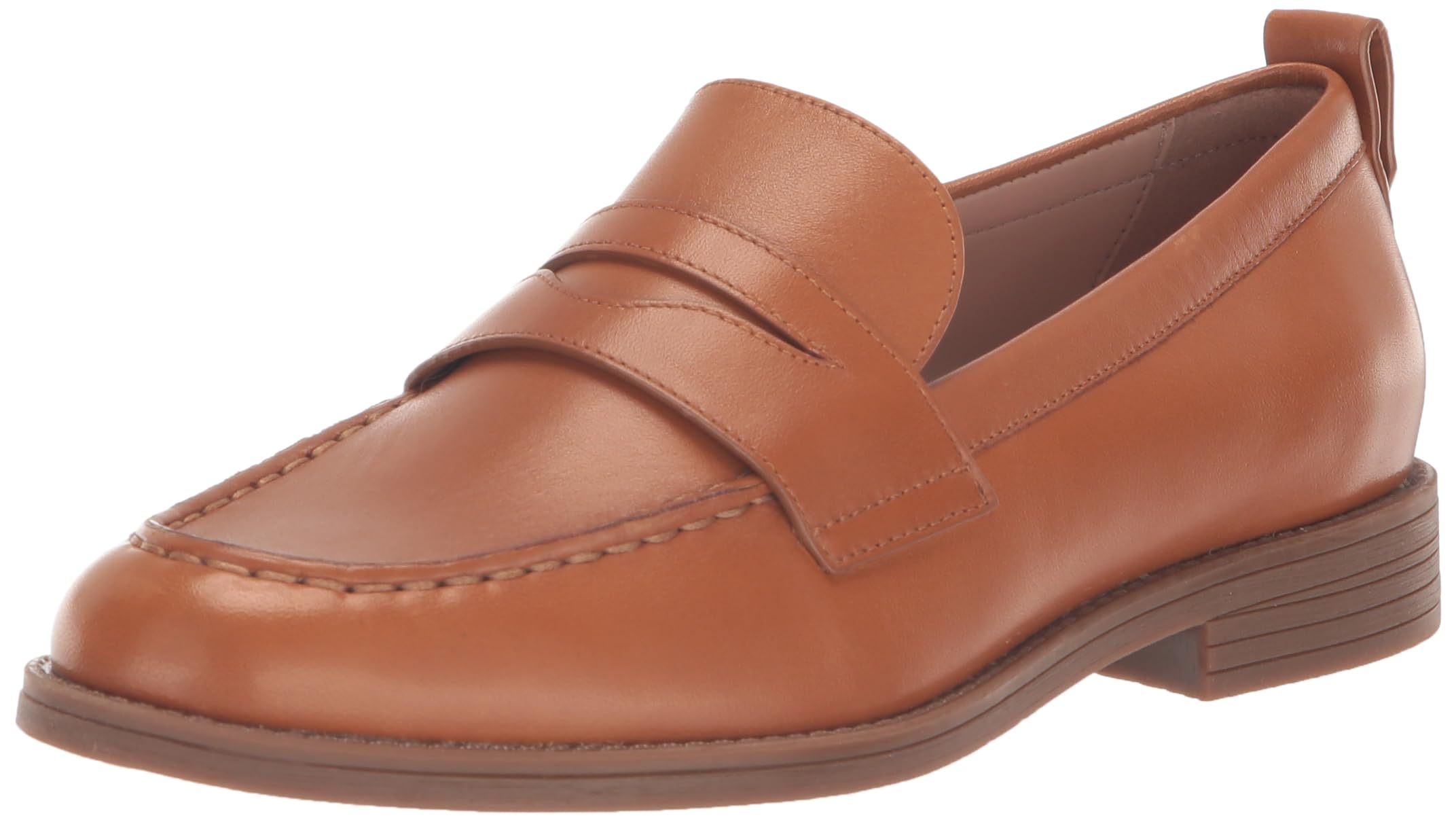 Cole Haan Women's Stassi Penny Loafer, Pecan Leather, 6-B US