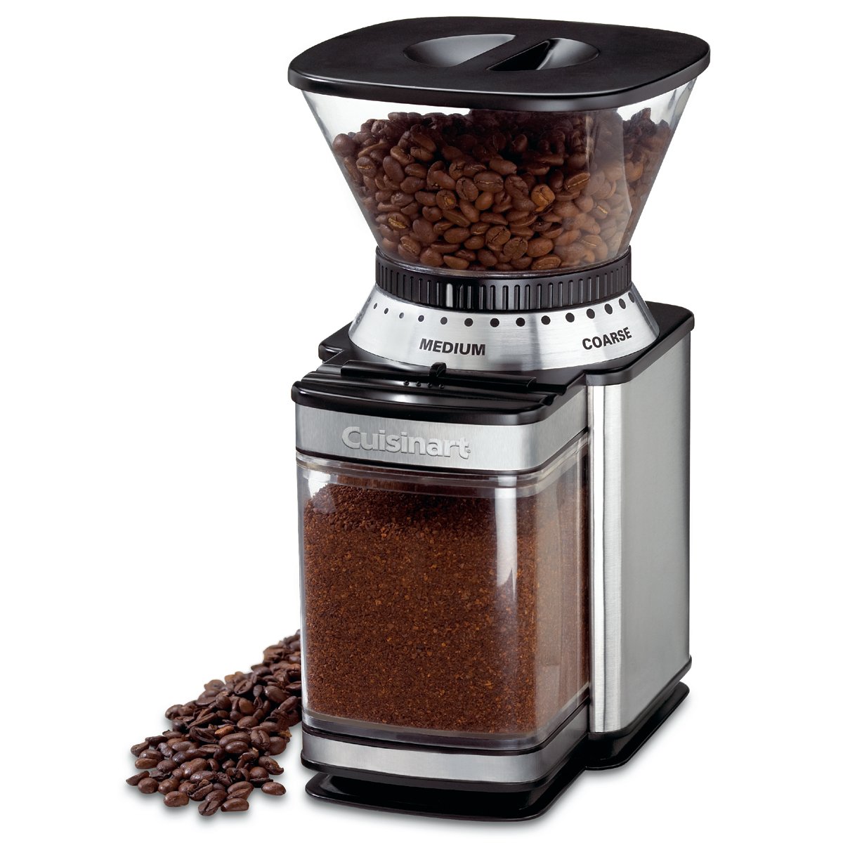 Cuisinart Coffee Grinder, Electric One-Touch Automatic Burr Coffee Grinder with 18-Position Grind Selector, Cup Size Selector for 4 ? 18 Cups (DBM-8C)