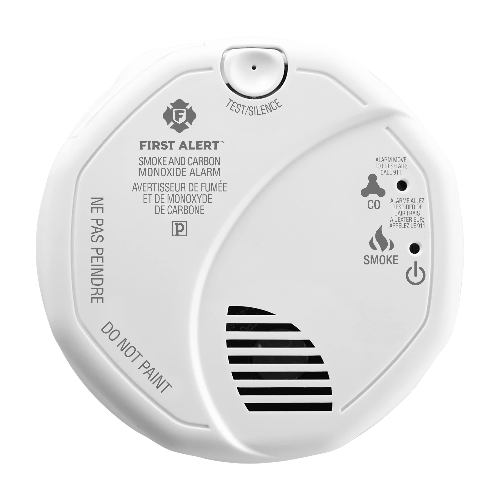 First Alert Smoke and CO Alarm, SC7010BA, White