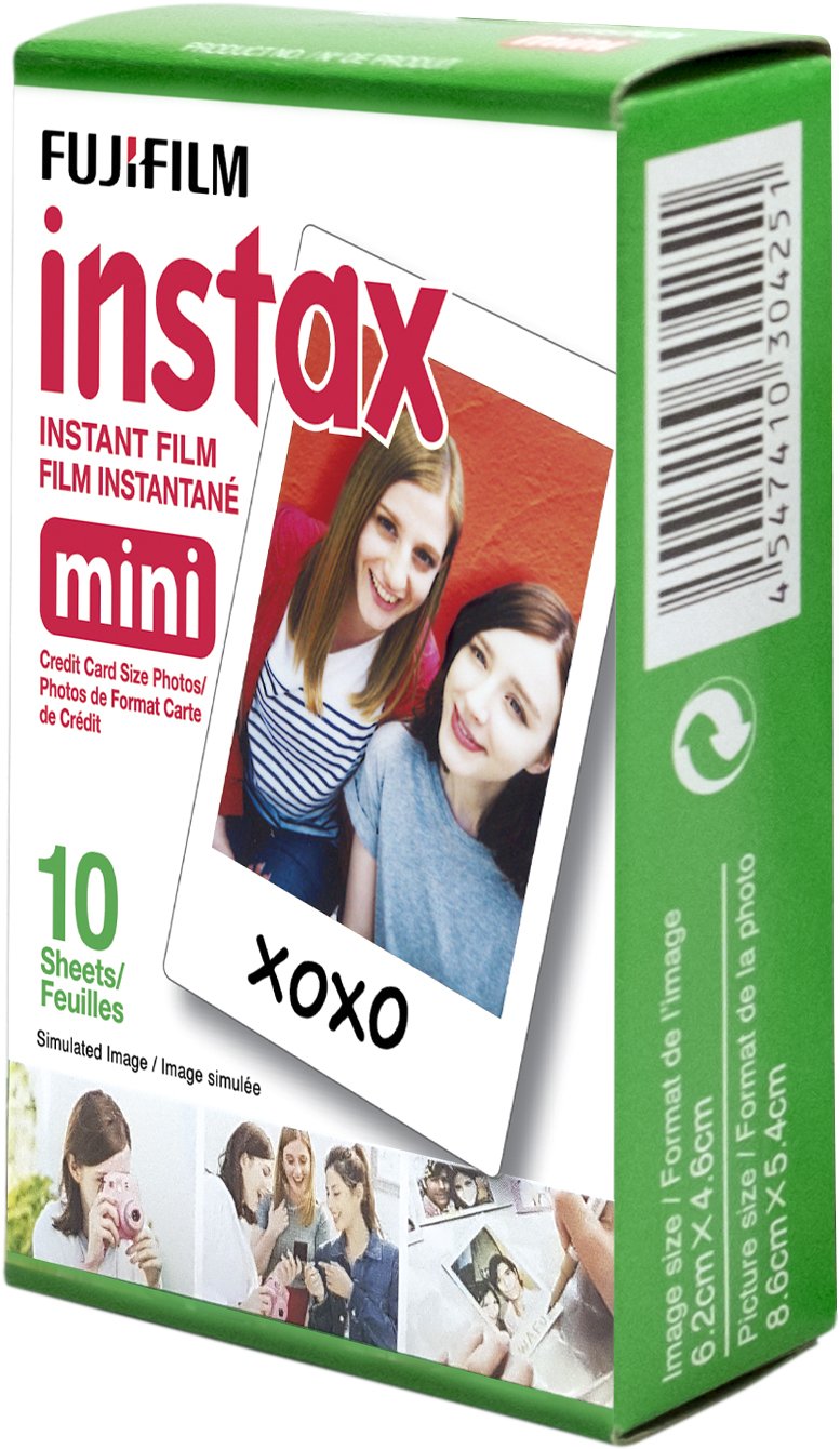 Fujifilm Instax Mini Film Pack White (10 Sheets)