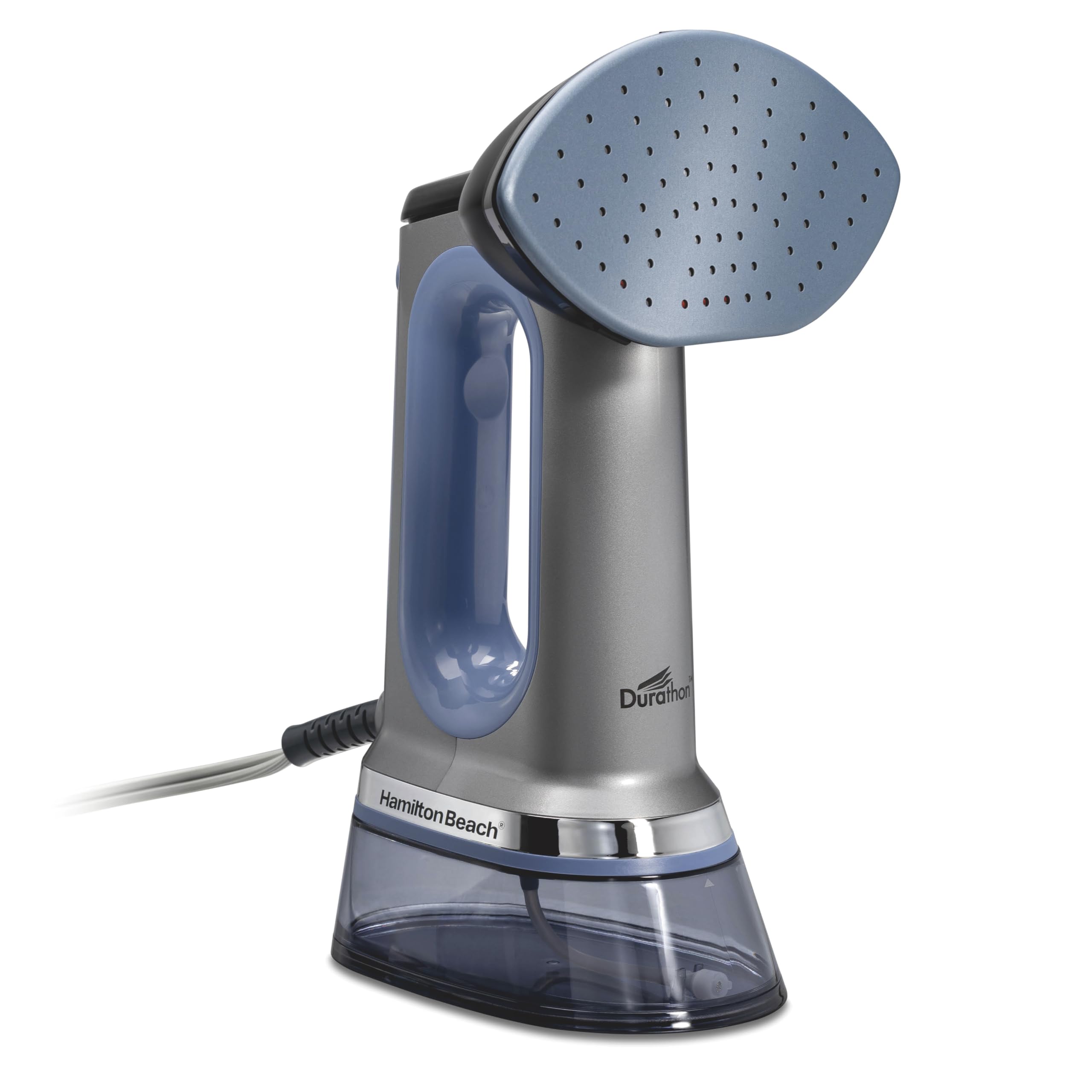 Hamilton Beach Durathon 3-in-1 Steamer/Iron, Removable 300 ml Water Reservoir, Detachable Cover for Delicate Fabric, 11559C
