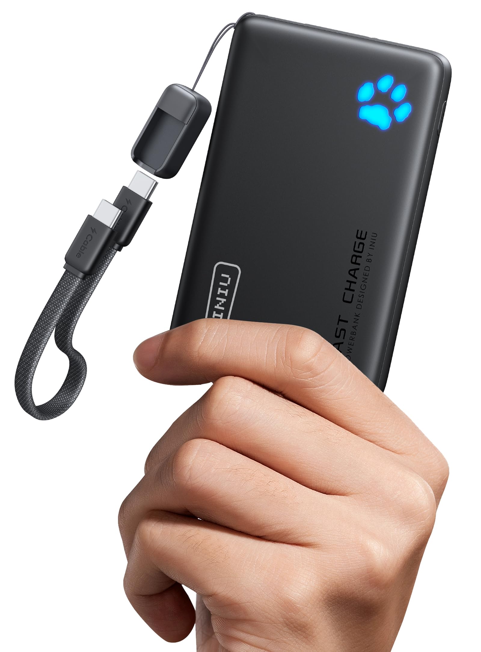 INIU 45W Fast Charging Power Bank, Smaller 10000mAh Travel Portable Charger