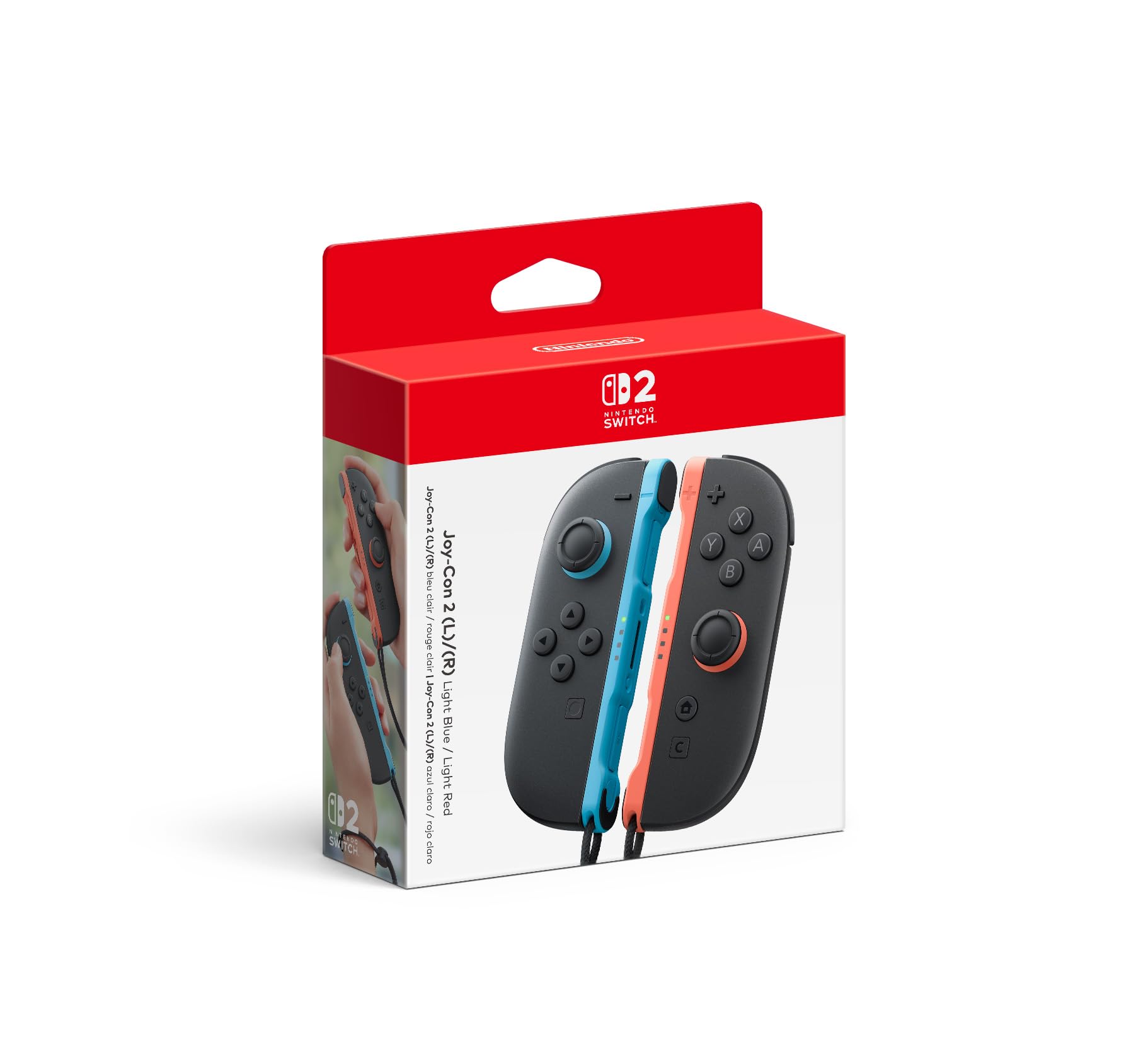 Joy-Con™ 2 (L)/(R) Light Blue/Light Red