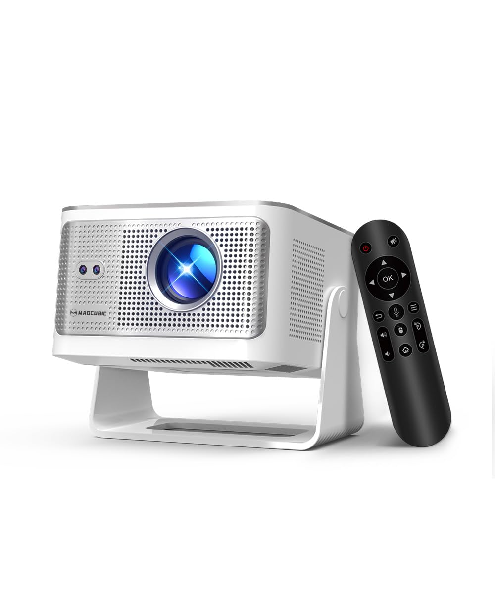 Magcubic Smart Mini Projector with 4K & 8K Support, Native 1080P 600 ANSI