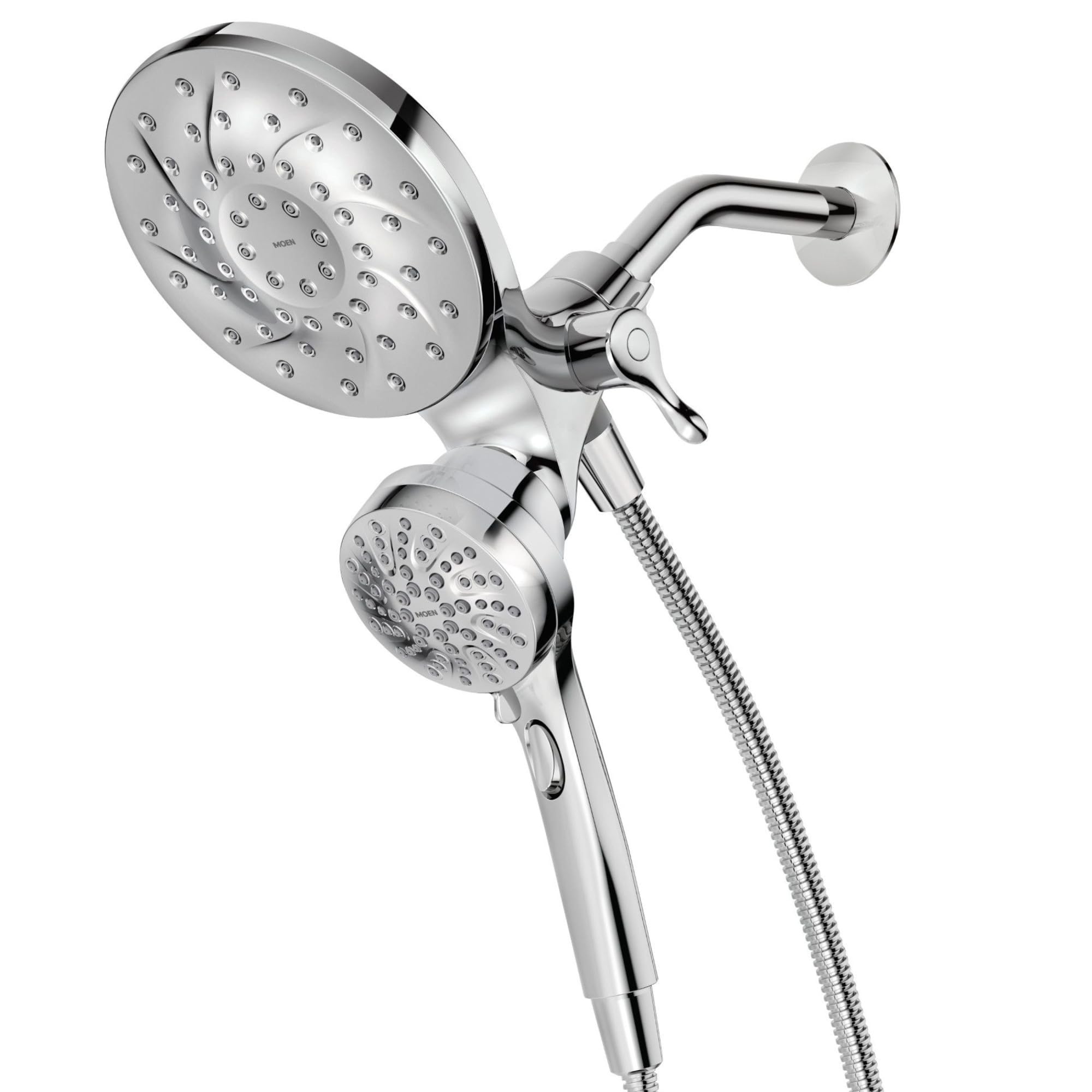 Moen 26009 Engage Magnetix 2.5 GPM Handheld/Rain Shower Head 2-in-1 Combo Featuring Magnetic Docking System, Pack of 1, Chrome