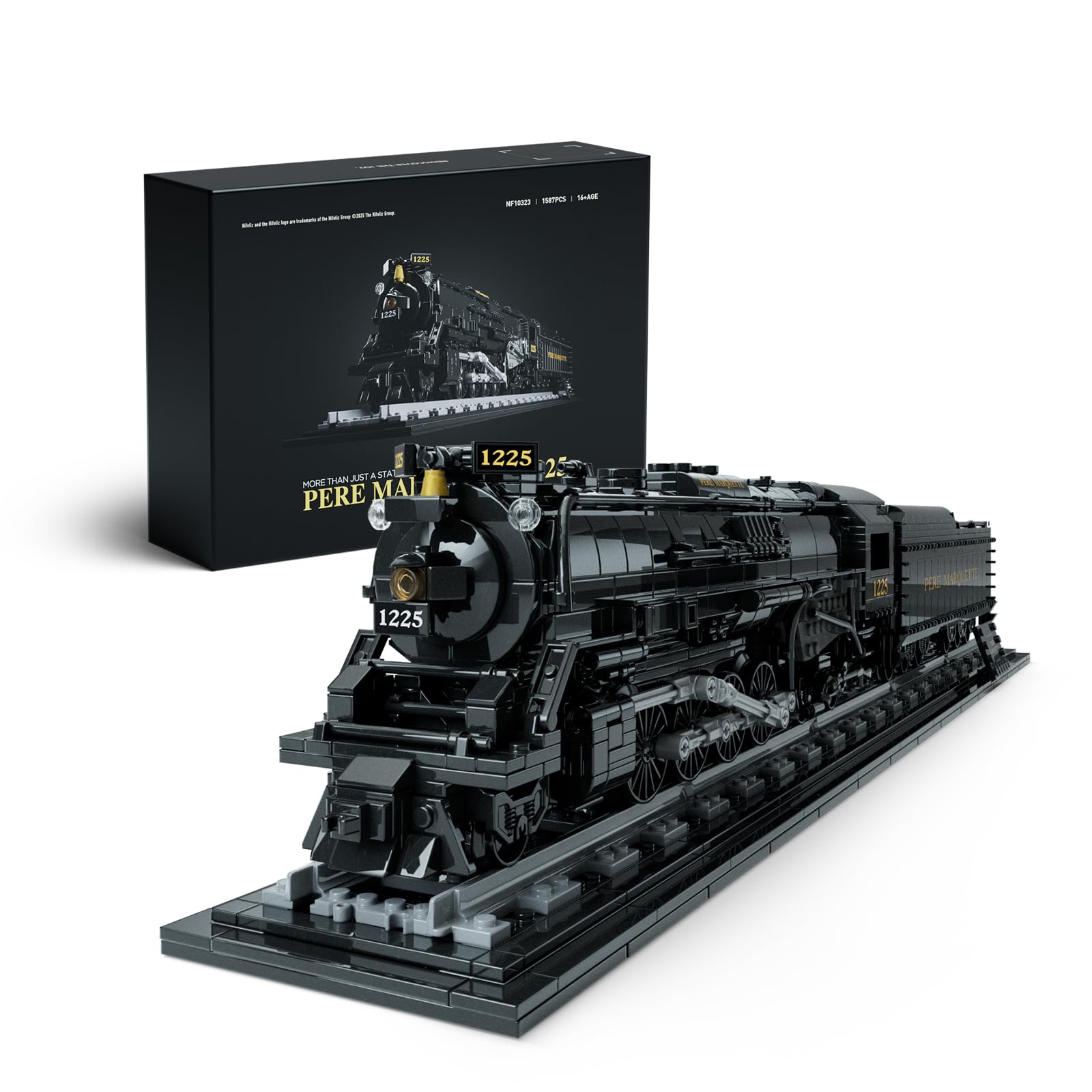 Nifeliz 1225 Locomotive Building Set, Trains Series, NF10323