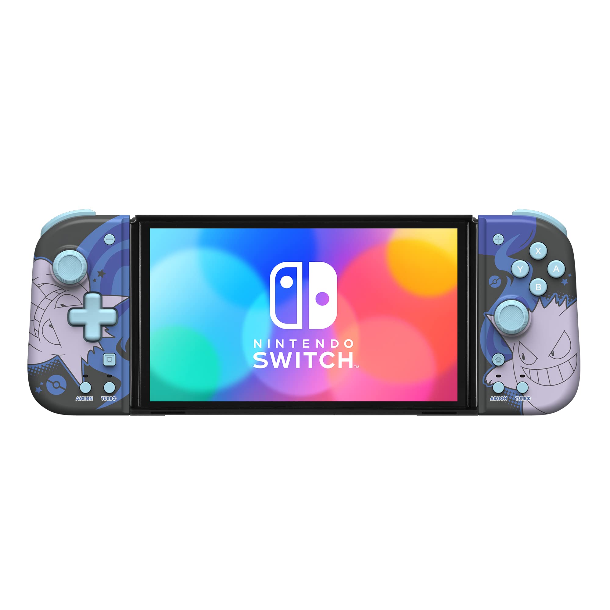 Nintendo Switch Split Pad Compact (Gengar) - Ergonomic Controller for Handheld Mode - Officially Licensed by Nintendo & PokÃ©mon - Gengar Edition