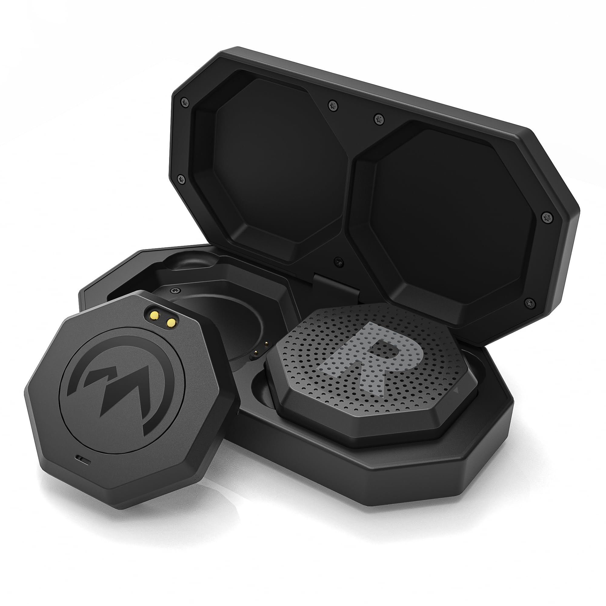 OutdoorMaster Ski Helmet Headphones Wireless Bluetooth with Charging Case
