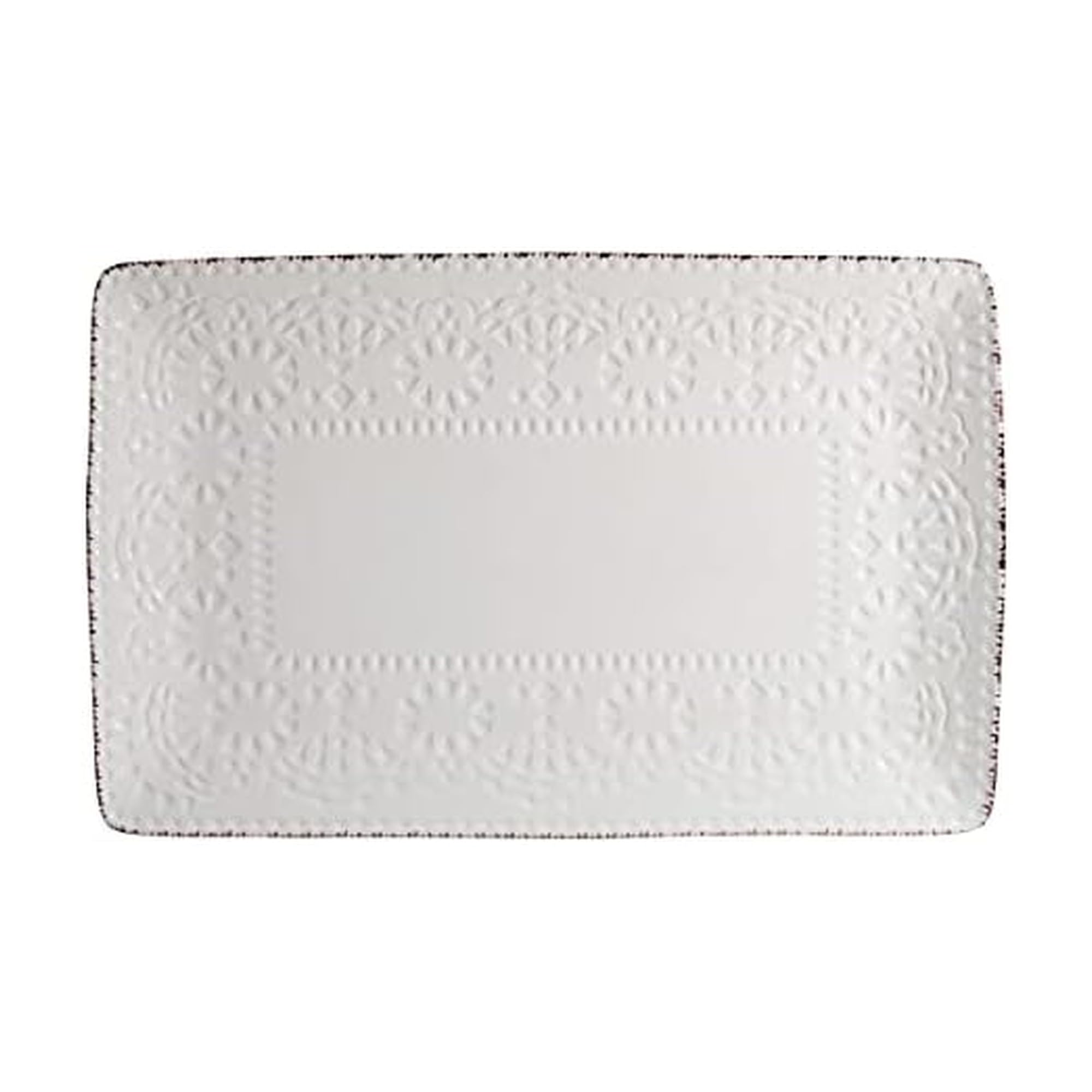 Pfaltzgraff Chateau Serve Platter, 14.25 Inch, Blue and White,Cream