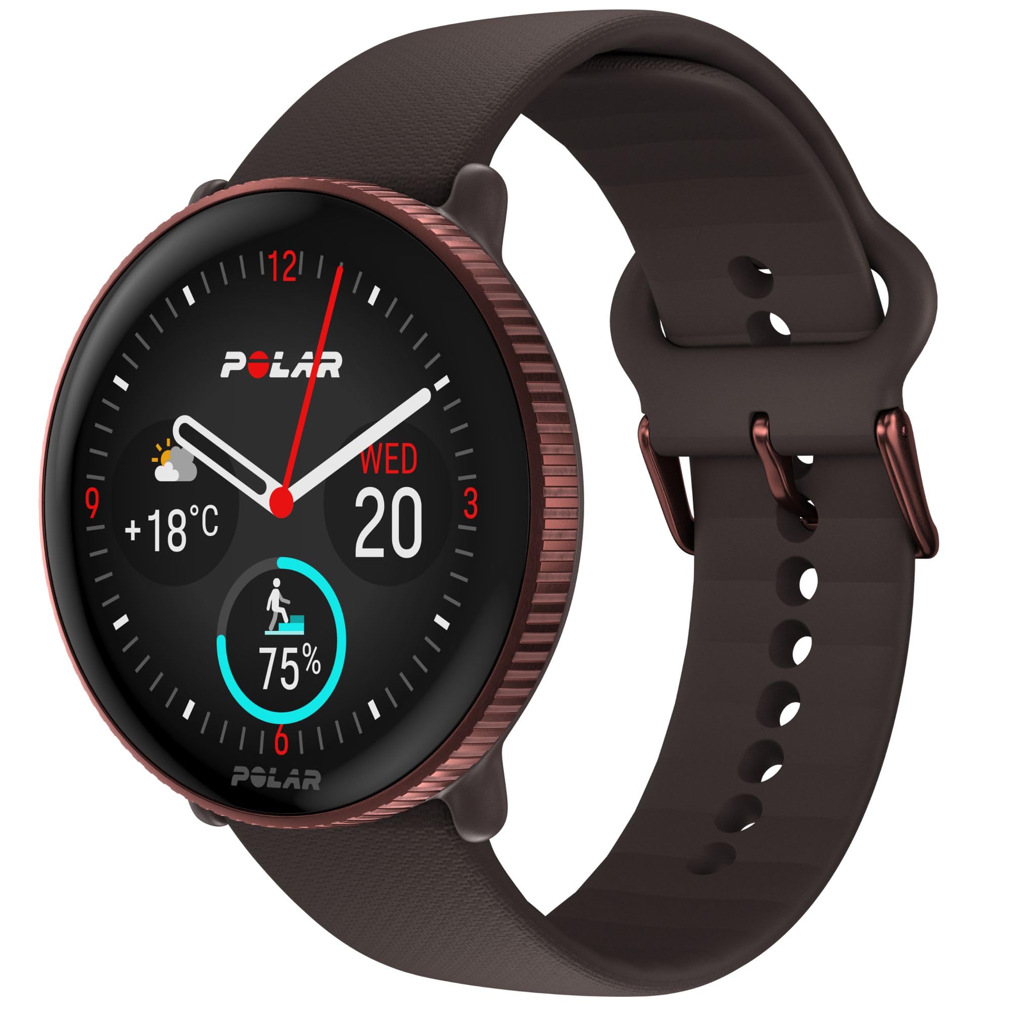 Polar Ignite 3 - Fitness & Wellness GPS Smartwatch, Sleep Analysis, AMOLED Display, 24/7 Activity Tracker, Heart Rate, Personalized Workouts and Real-time Voice Guidance