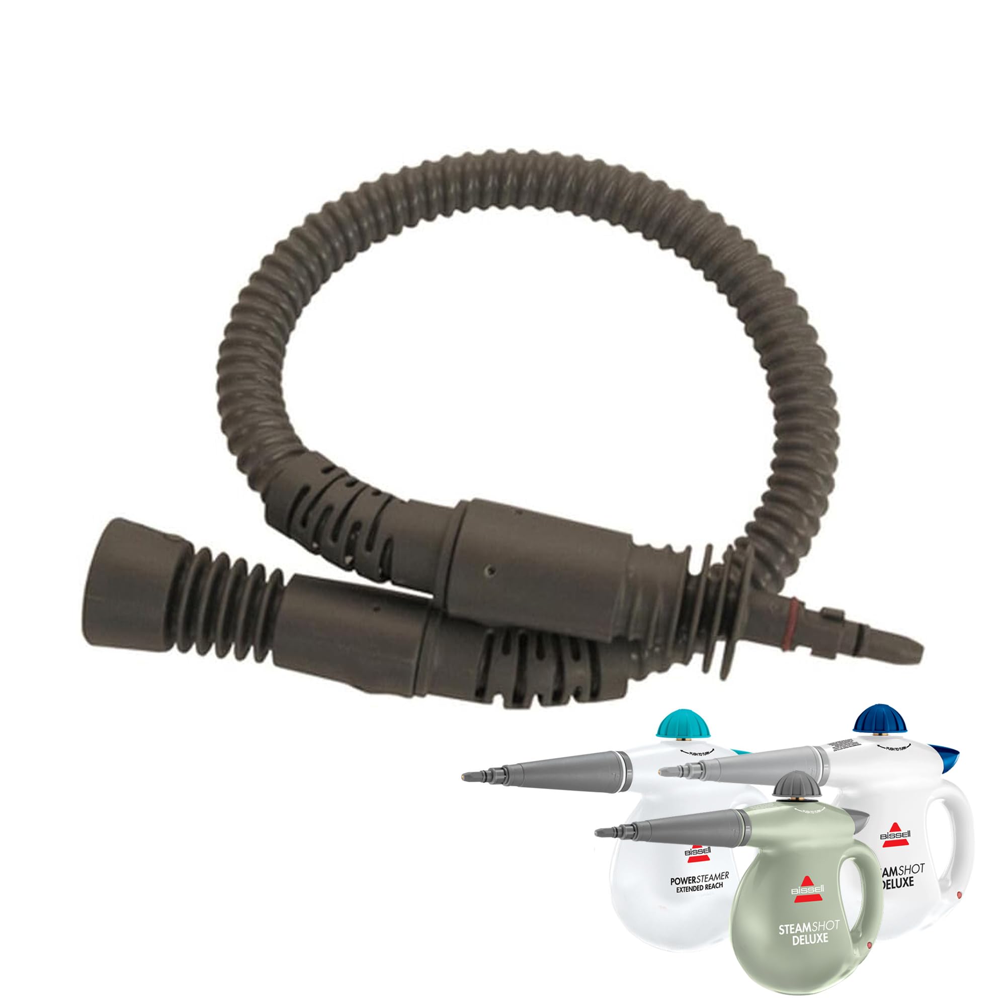 Replacement Extension Hose for Bissell SteamShot Cleaners & PowerSteamer - Fits Only Models # Listed Below