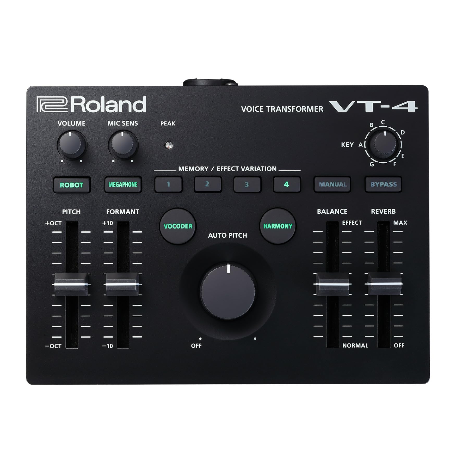 Roland VT-4 Vocal Transformer, Black