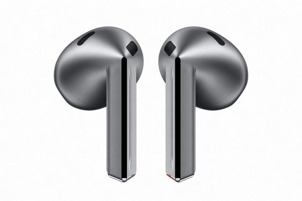 Samsung Galaxy Buds3, Wireless Bluetooth Earbuds with Adaptive Noise Control, Sweat and Water Resistance, AI translator, Adaptive EQ - Silver (CAD Version & )