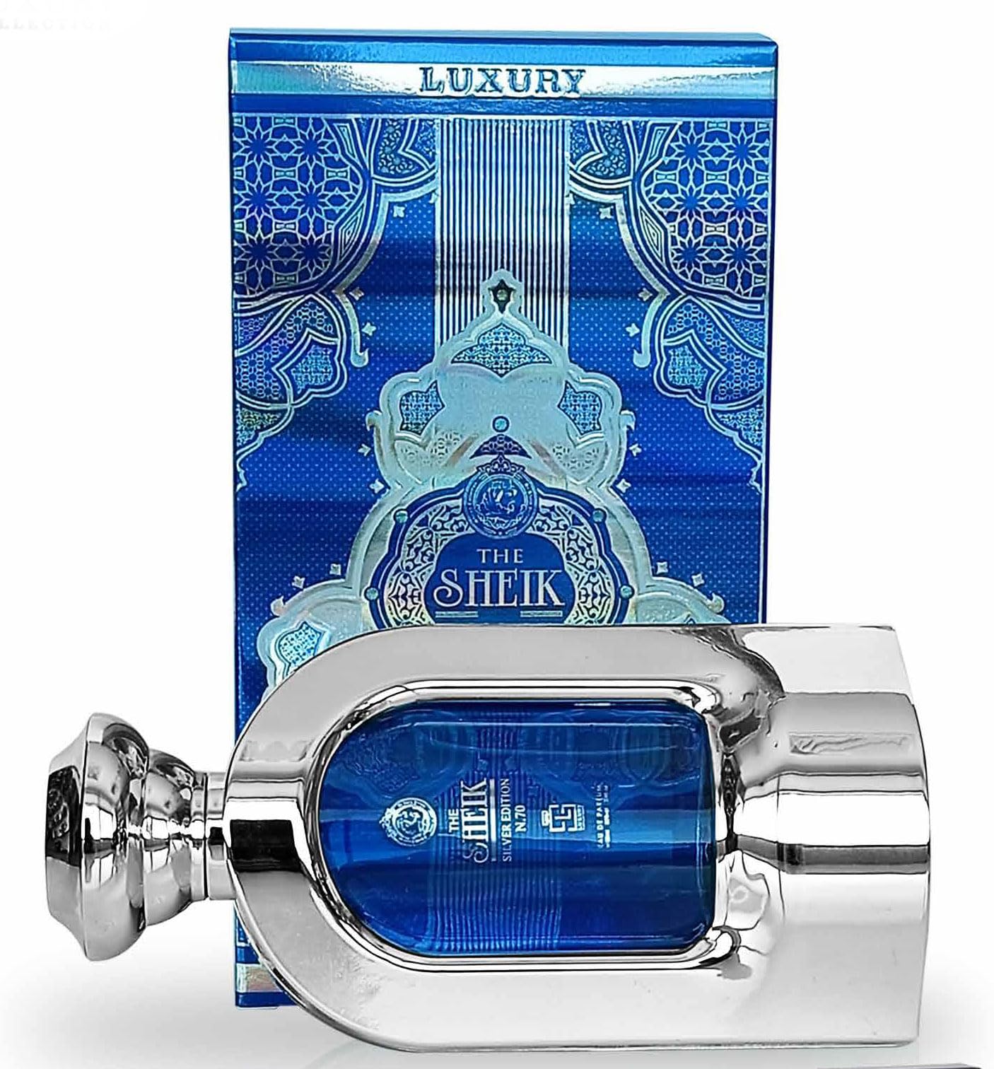 THE SHEIK Silver Edition EDP for Men - Luxurious Oriental Fragrance, 100 ML