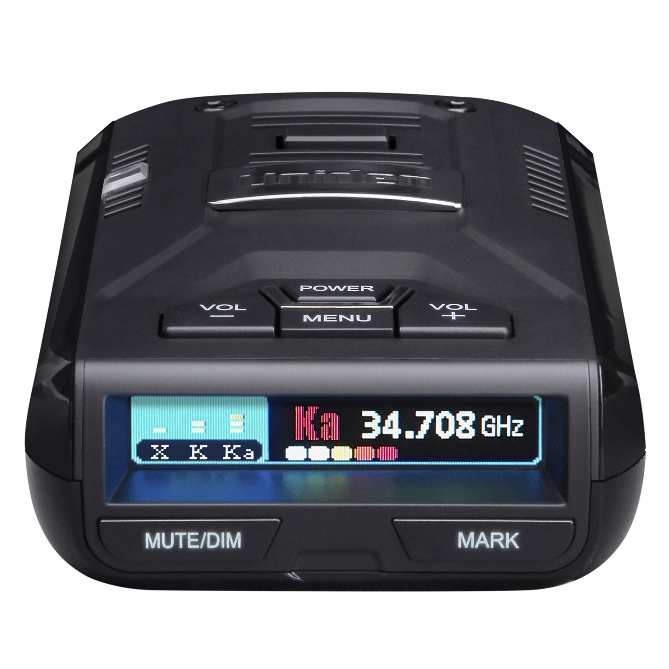 Uniden R3 EXTREME LONG RANGE Laser/Radar Detector, Record Shattering Performance, Built-in GPS w/ Mute Memory, Voice Alerts, Red Light & Speed Camera Alerts, Multi-Color OLED Display, Black