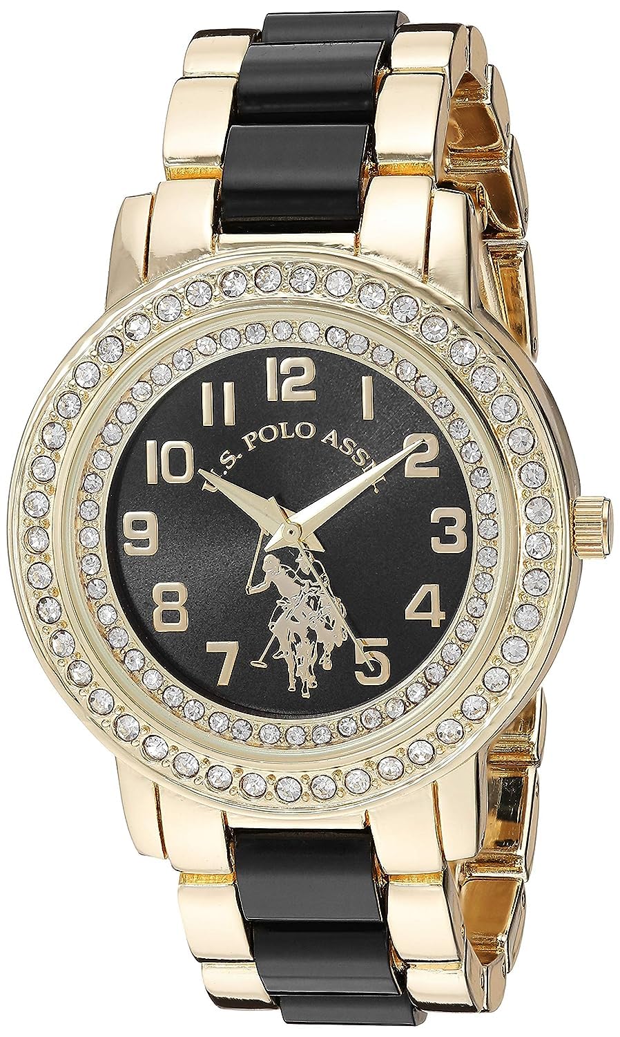 U.S. Polo Assn. Women's Analog-Quartz Watch with Alloy Strap, Gold, 19.7 (Model: USC40229), Gold