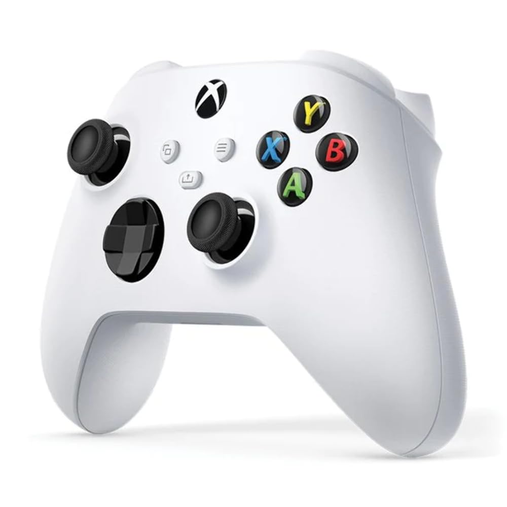 Xbox Core Wireless Gaming Controller – Robot White – Xbox Series X|S, Xbox One, Windows PC, Android, and iOS - Robot White Controller Edition