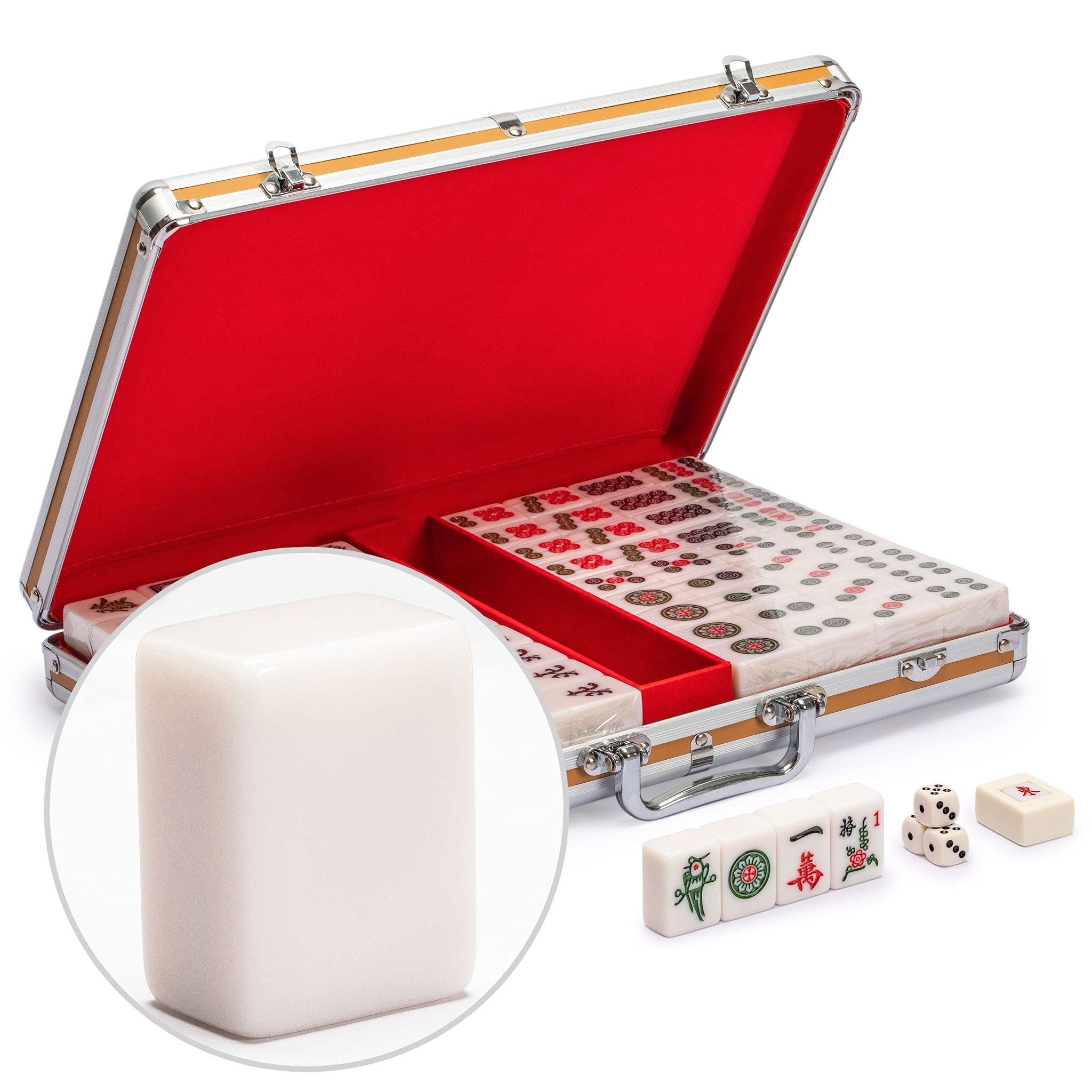 YMI Champion Chinese Mahjong Set, 146 Large Tiles