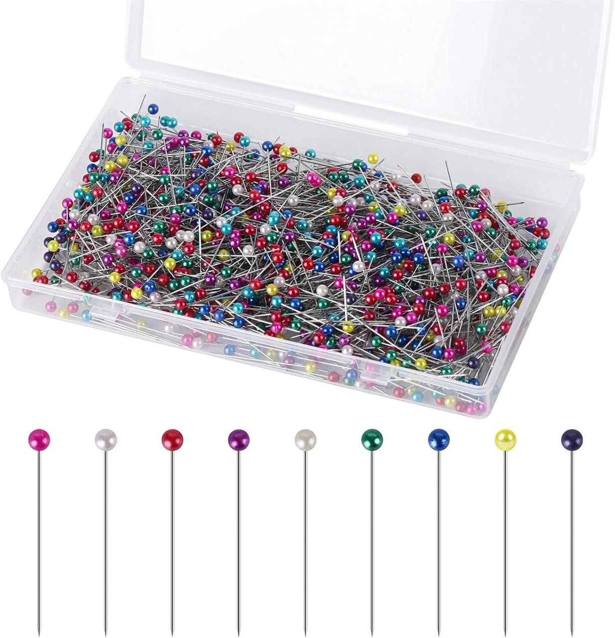 1000 Pcs Sewing Pins for Fabri