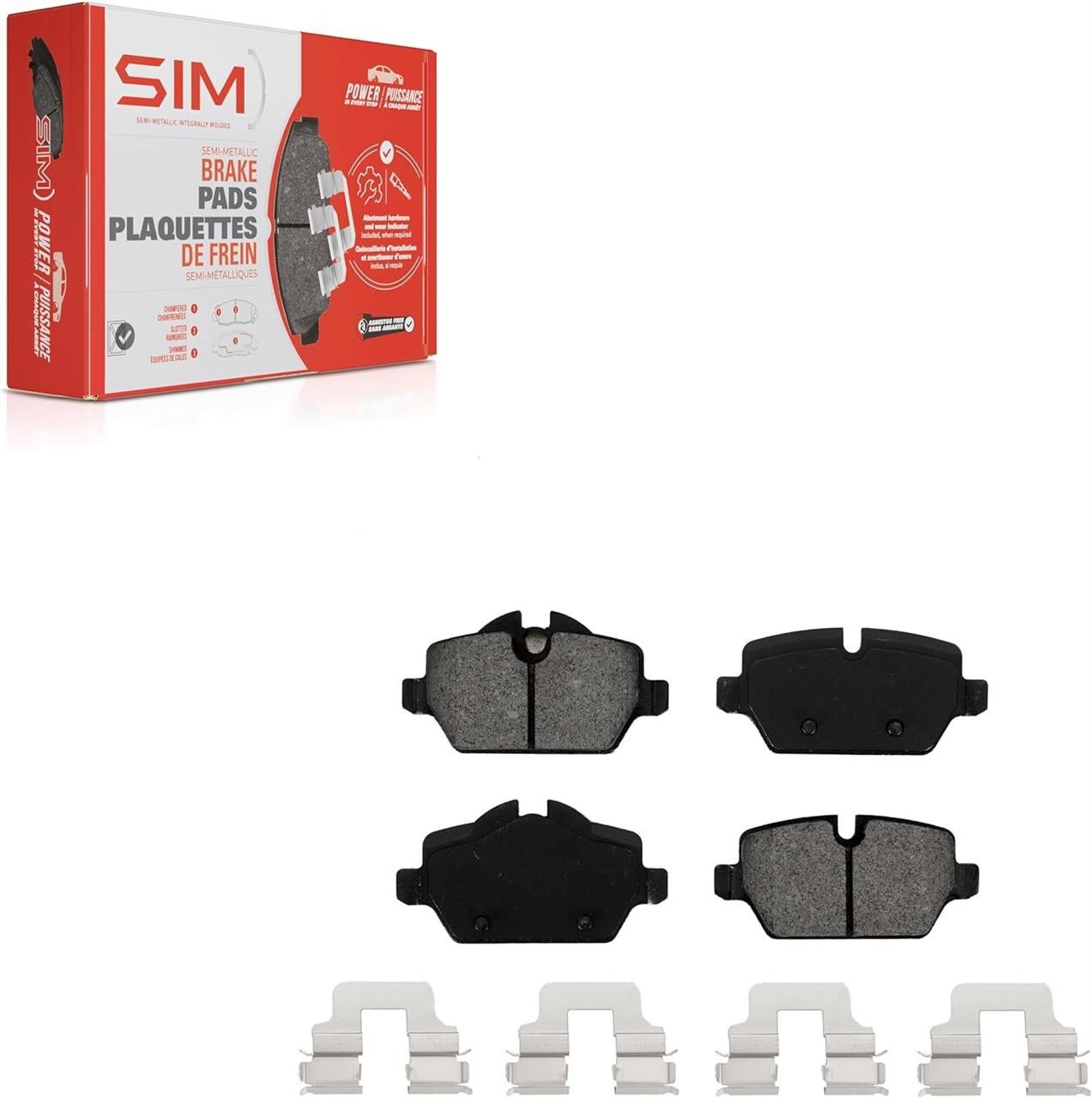 SIM Rear Semi-Metallic Disc Br