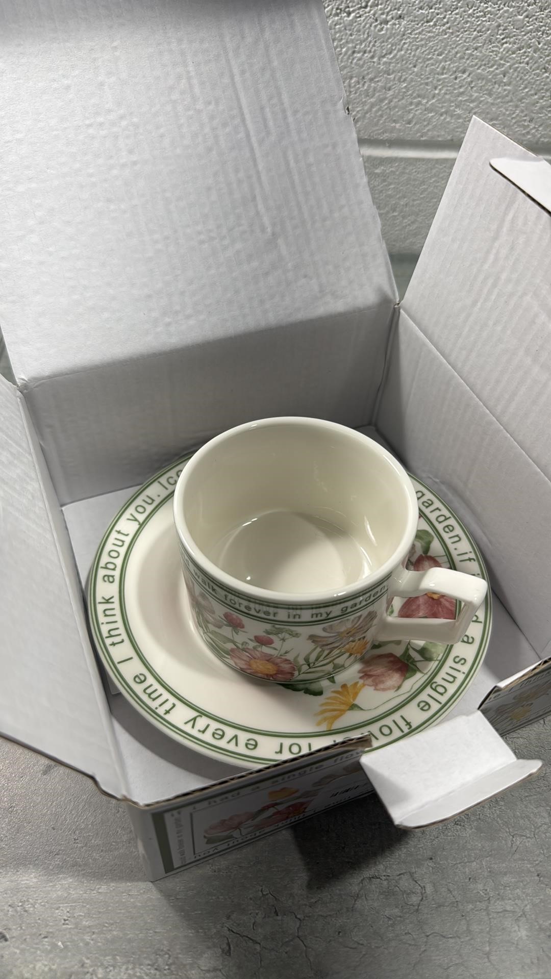 RRMMAN Coffee Cup and Saucer S