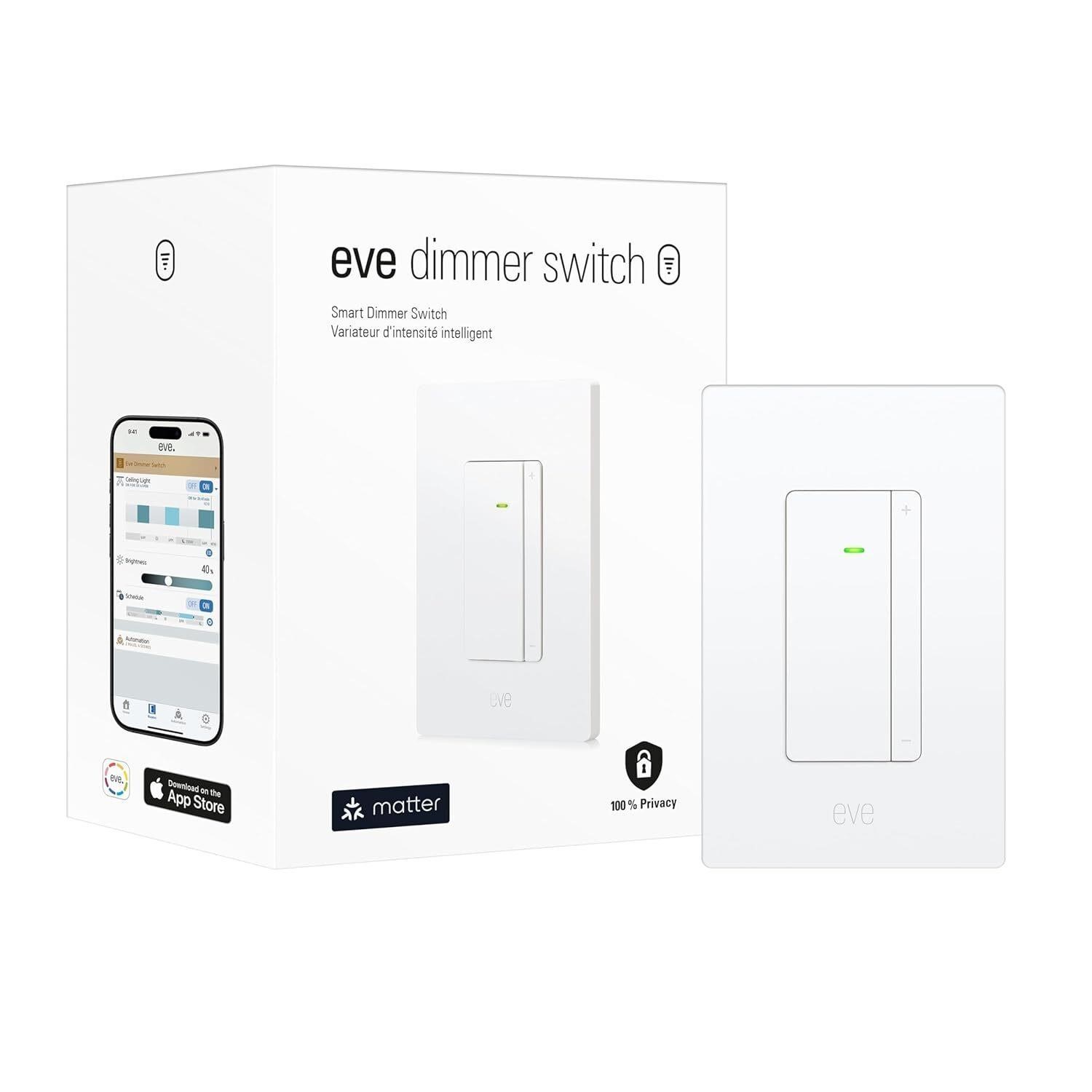 Eve Dimmer Switch (Matter): Sm
