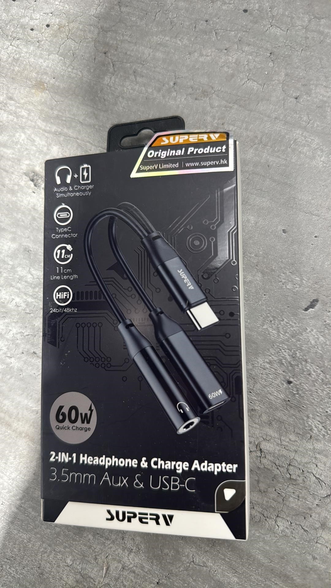 SUPERV Type C to 3.5mm Aux Ada