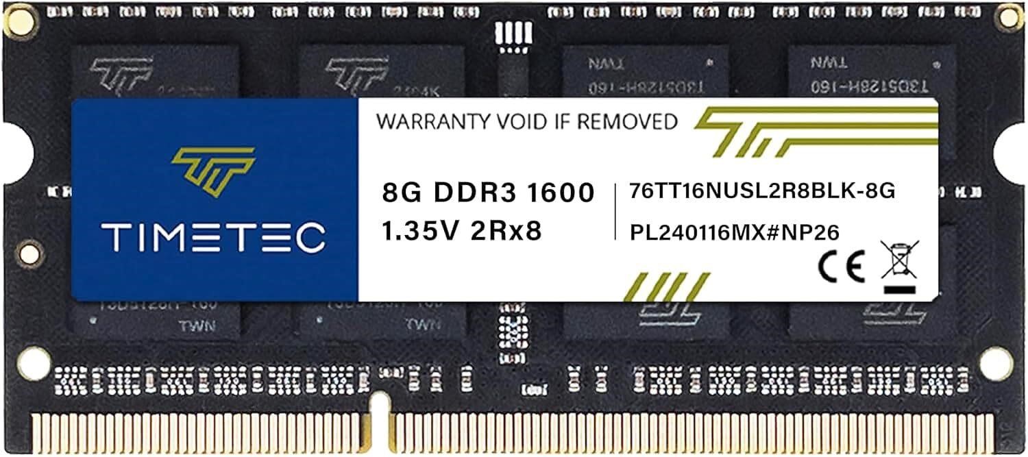 Timetec 8GB DDR3L / DDR3 1600M
