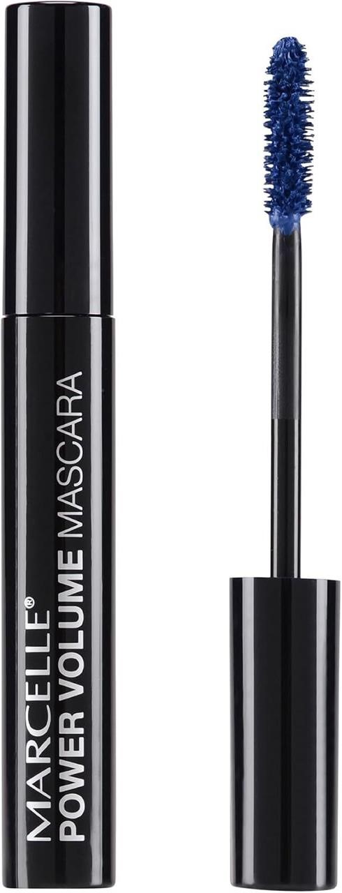 Marcelle Ultimate Power Volume Mascara, Navy, Dramatic Volume, with Lash-Conditioning Ingredients, Hypoallergenic, Fragrance-Free, Cruelty-Free, 8.5 mL