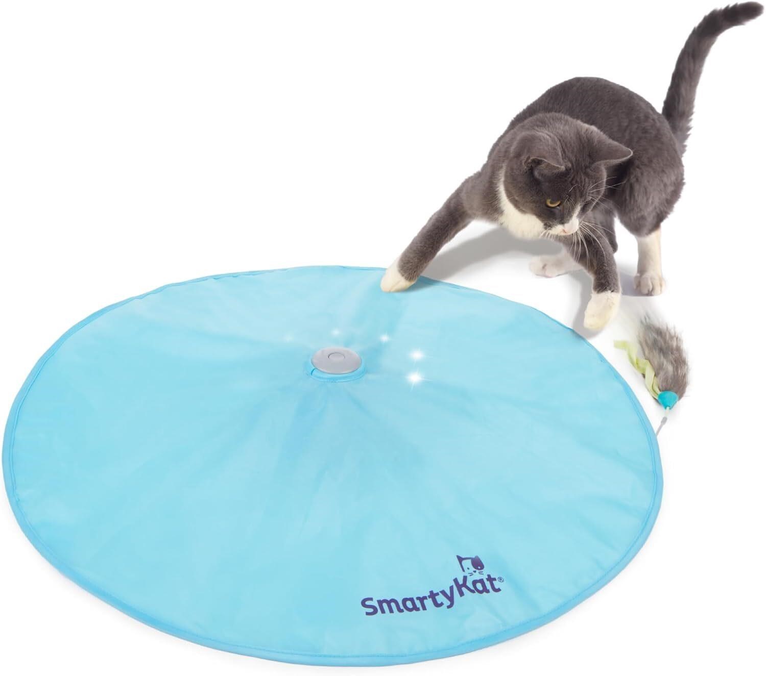 SmartyKat Hot Pursuit Cat Toy Concealed Motion Toy, Blue
