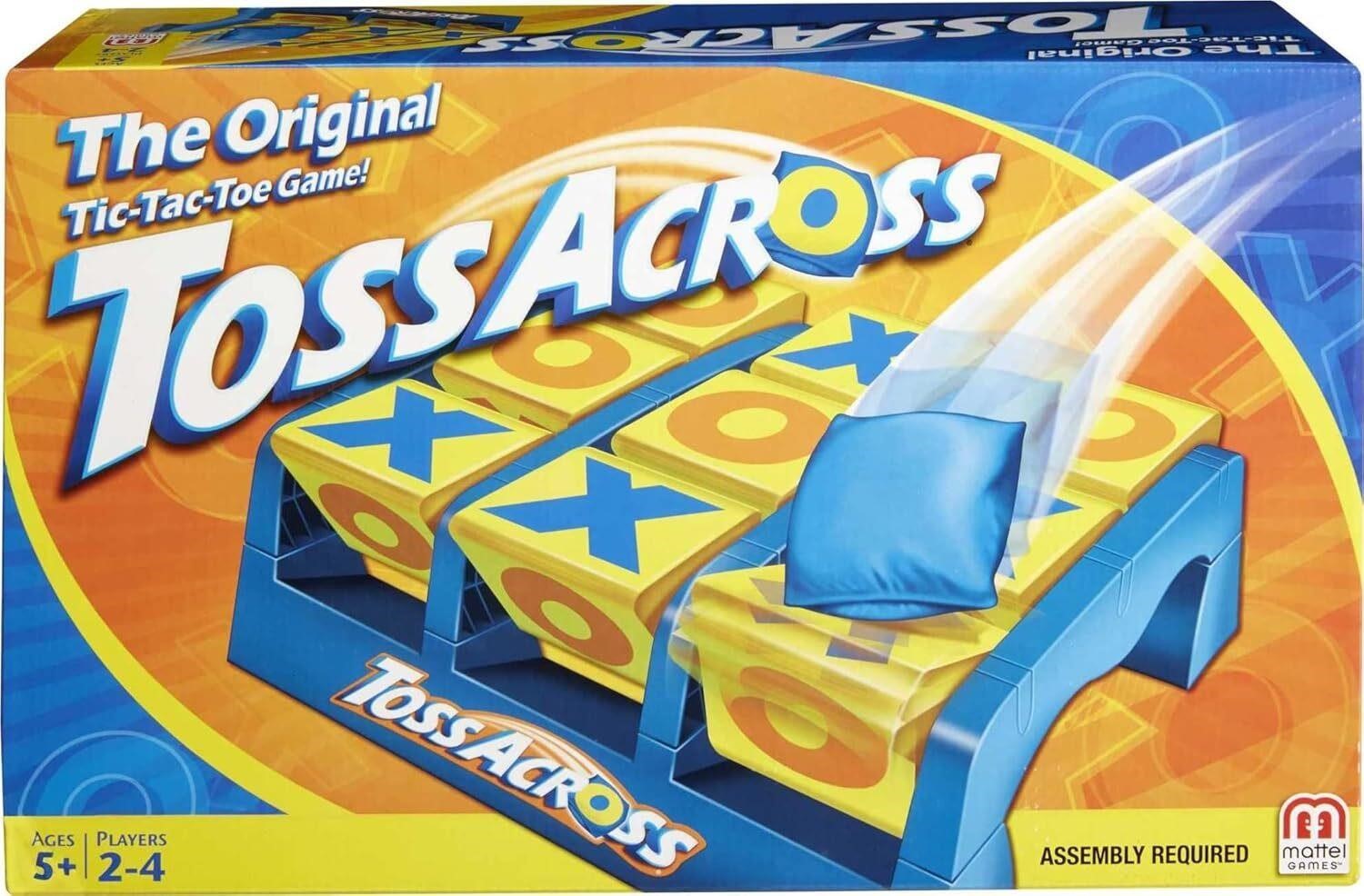 Toss Across Game, Tic Tac Toe Outdoor Game, Original Bean Bag Tossing Action for Kids and Adults