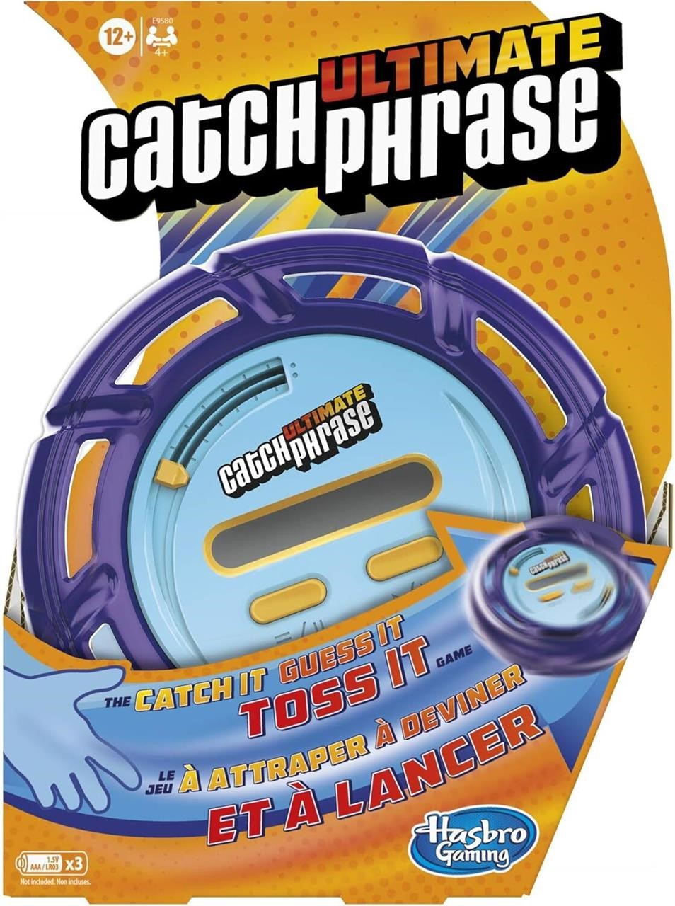 Hasbro Ultimate Catch Phrase Electronic Party Game for Ages 12 and Up, English and French Version